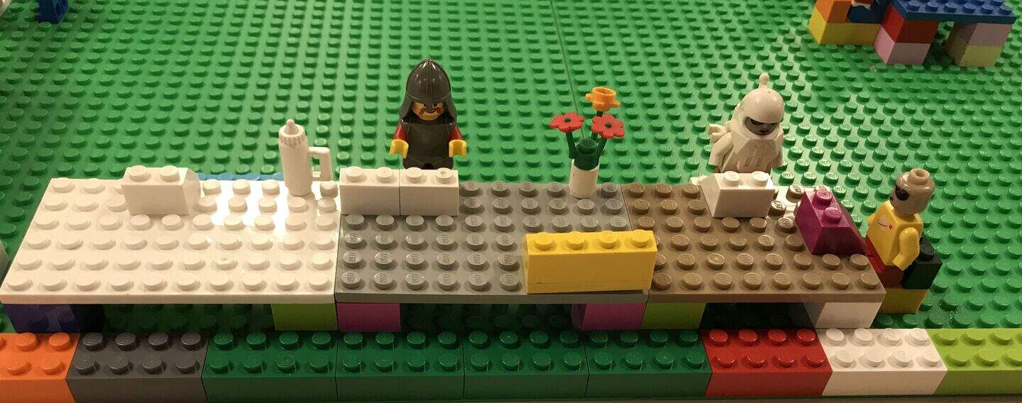 This Lego library is partially based on the building where it was ...