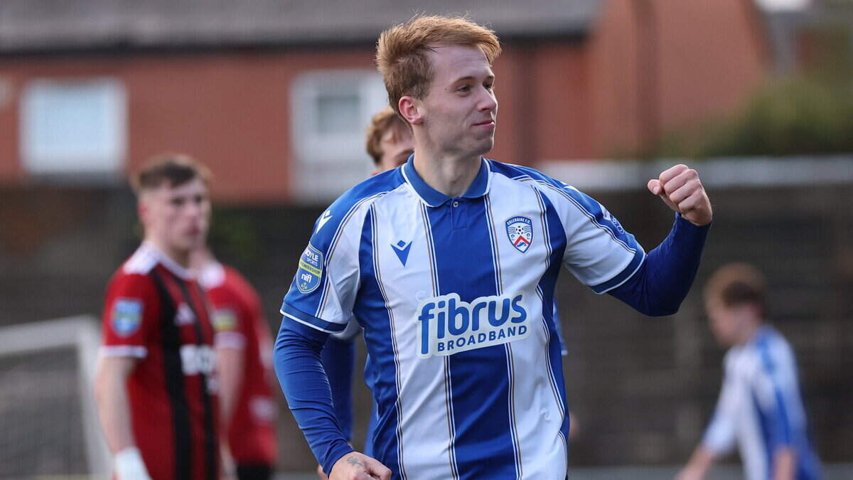 Coleraine boss believes striker's first goal for club will be ‘first of many’ after finishing rout against old side Crusaders