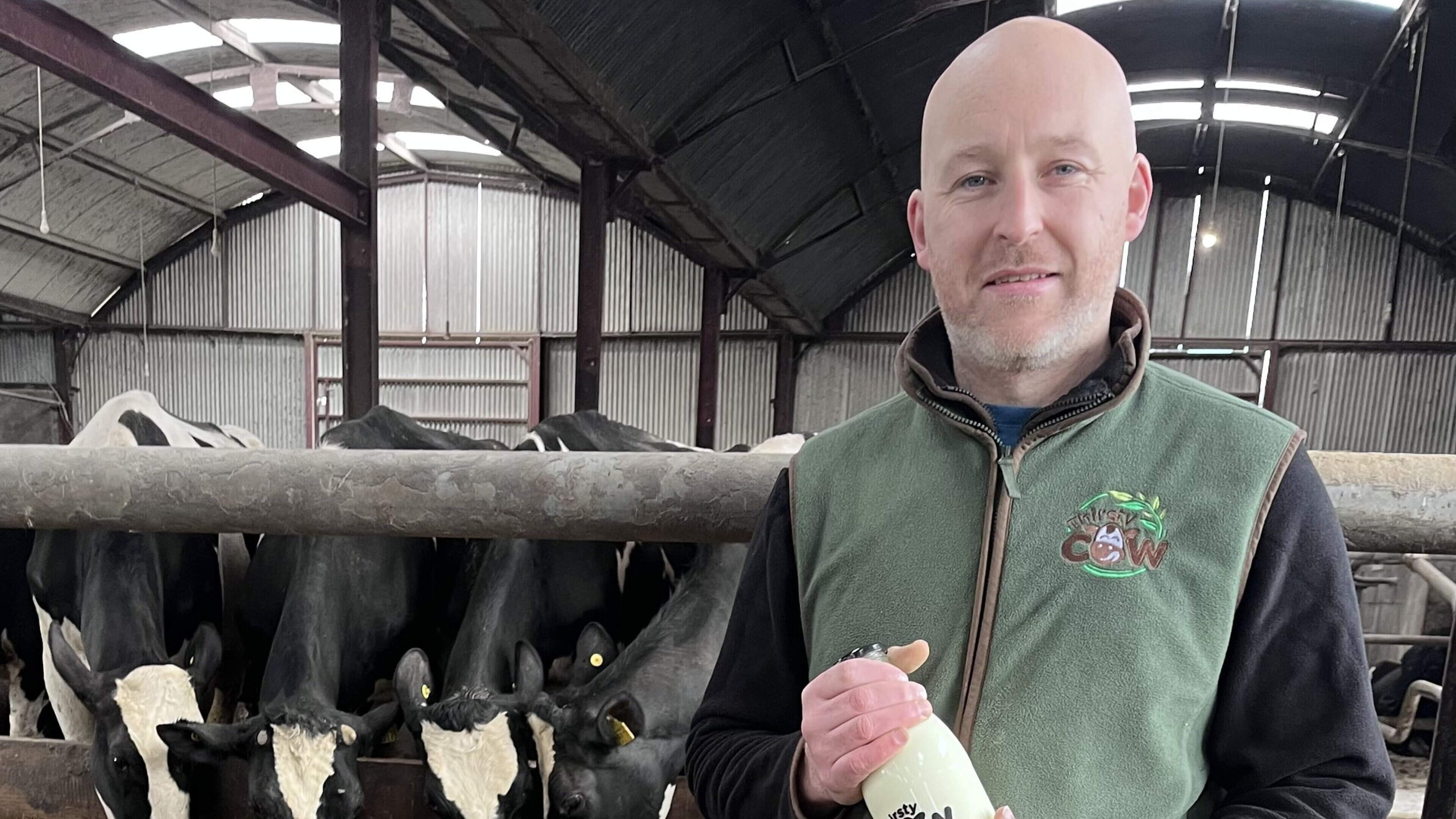 ‘I had a lightbulb moment... it all fell into place after that’: Self-serve milkshake bar in Fermanagh lets customers tap fresh, flavoured milk just hours after milking