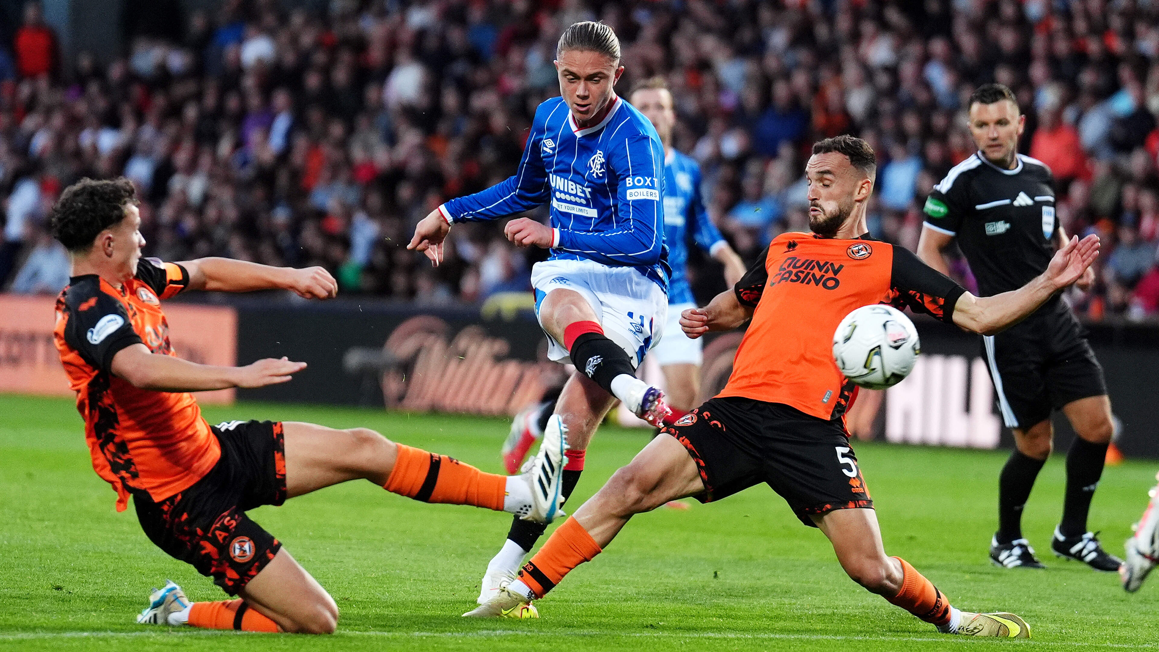 Thelo Aasgaard says he wants to take more responsibility for Rangers after opener goal