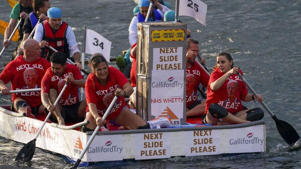 Chris Whitty and key workers honoured in ‘superhero’ charity raft race ...