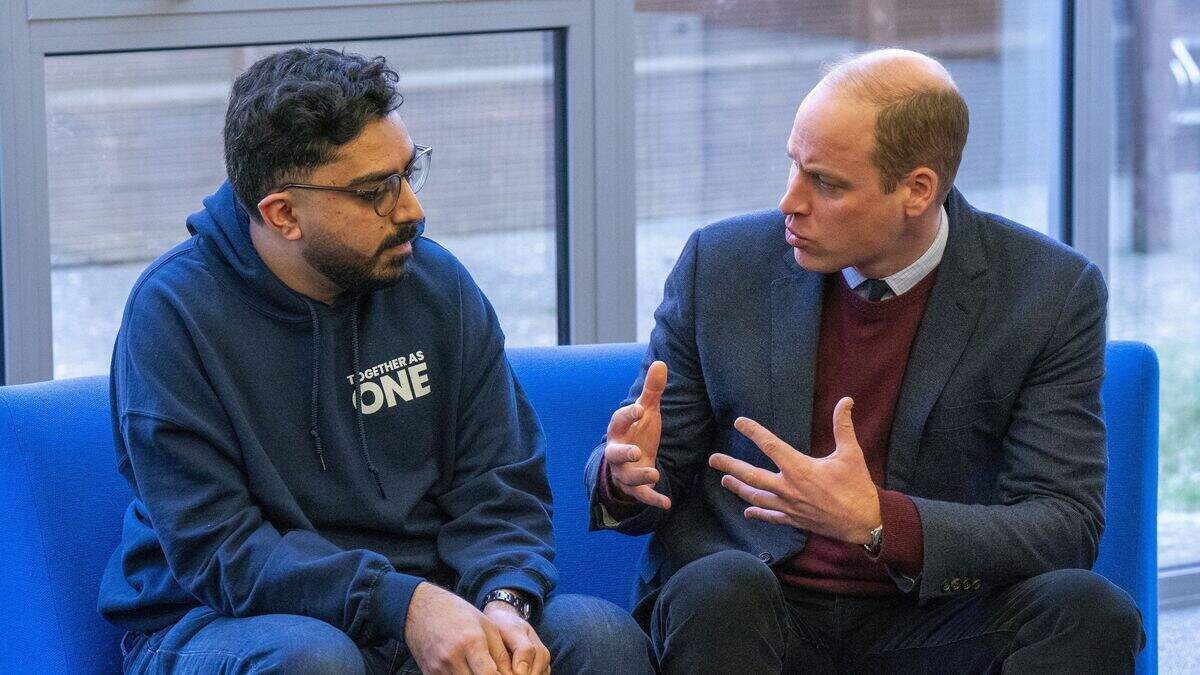 William confesses to love a steak as he joins charity cooking lesson ...