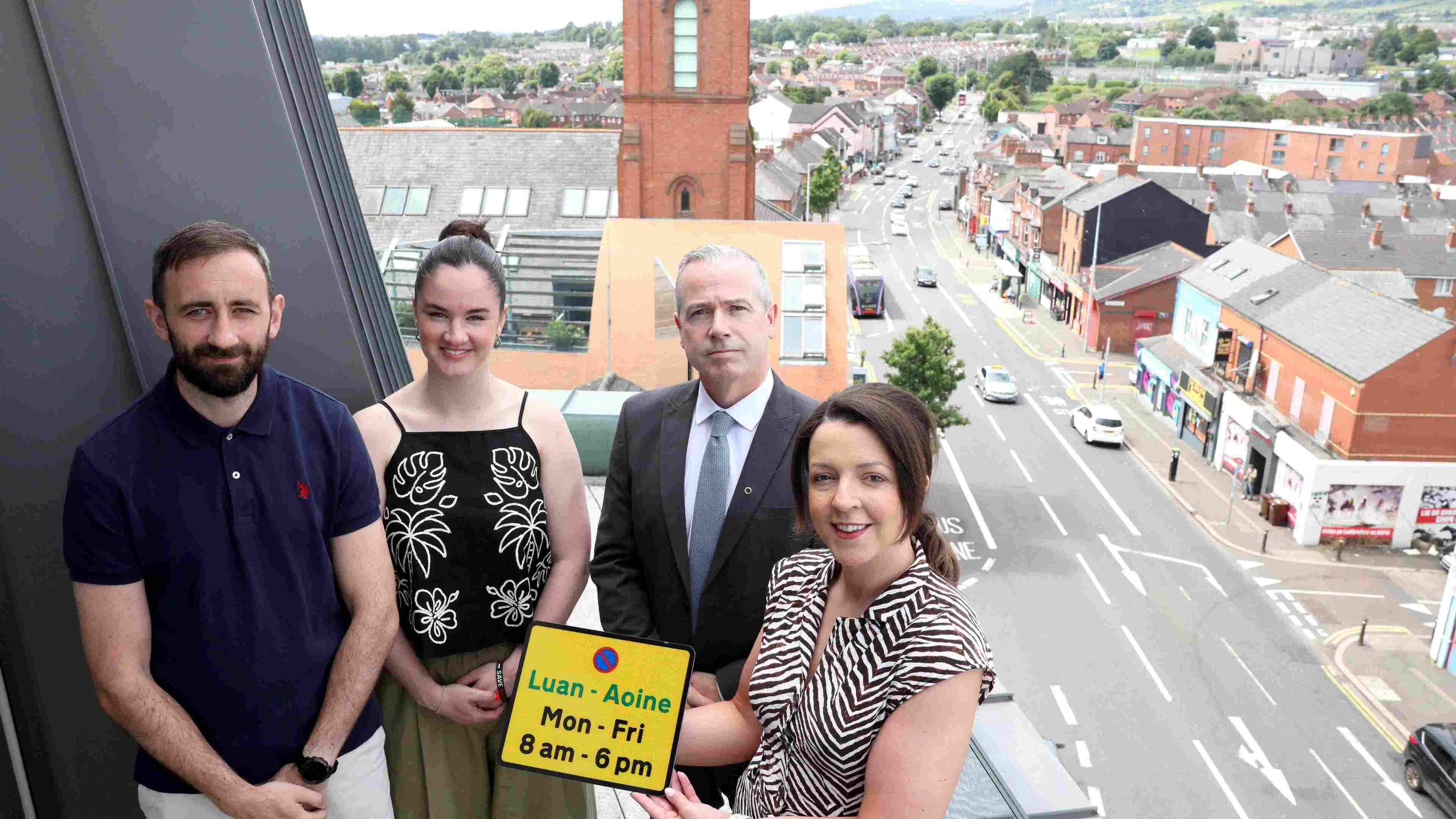 ‘Nobody has anything to fear about the Irish language’: MLA praises installation of bilingual signage in Gaeltacht Quarter