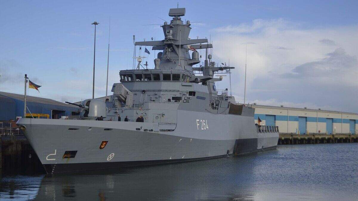Nato warships docked in Belfast after Russian monitoring mission ...