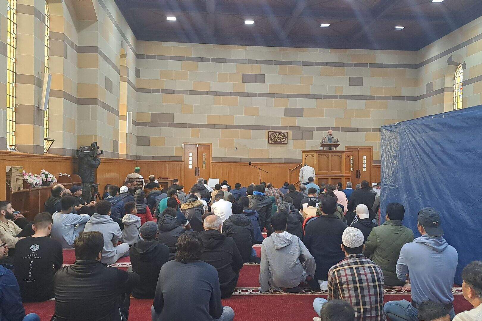Prayer service hears condemnation of Nazi flags outside mosque in west ...