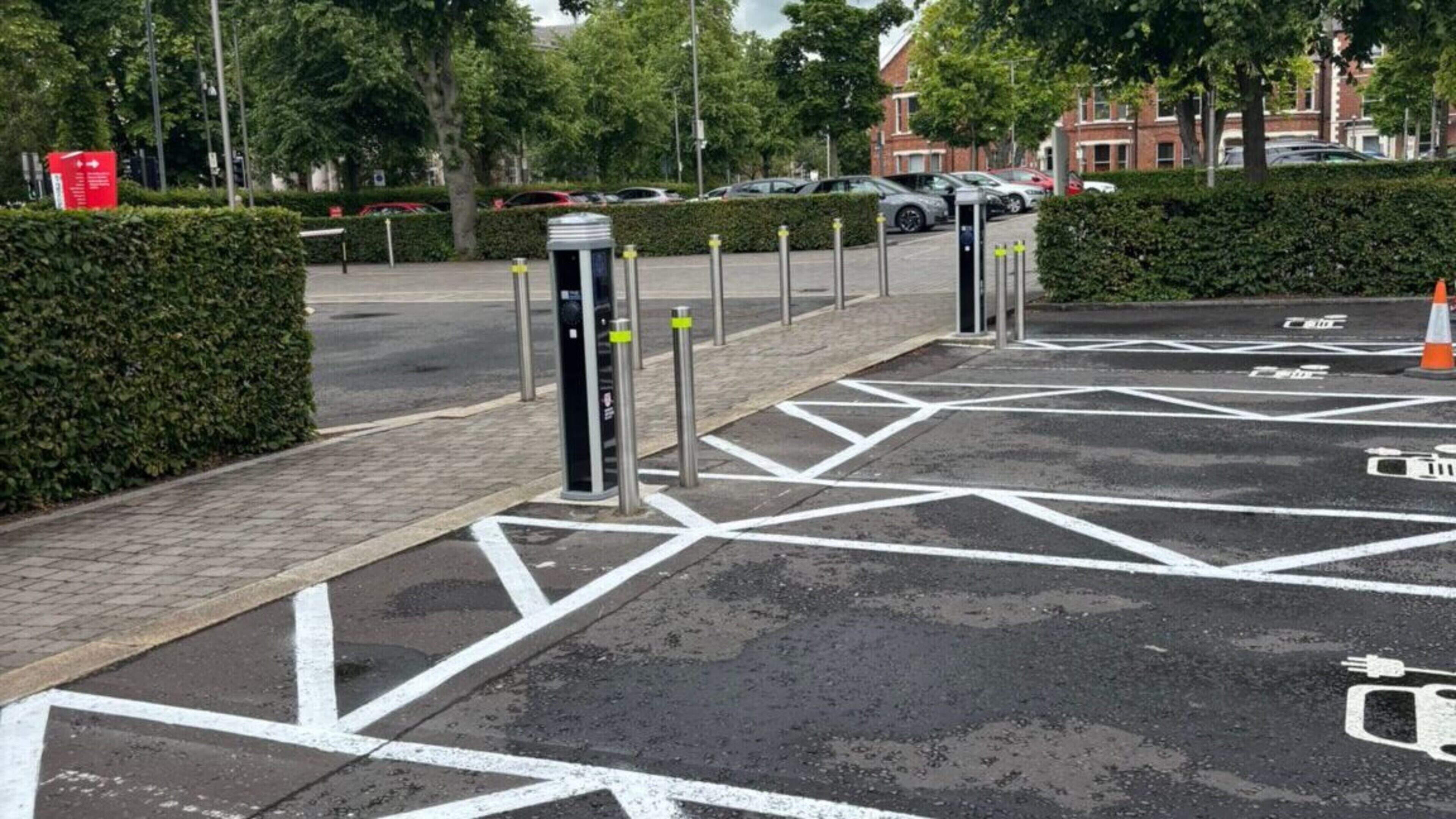 The chargers before being removed © Envevo Ireland