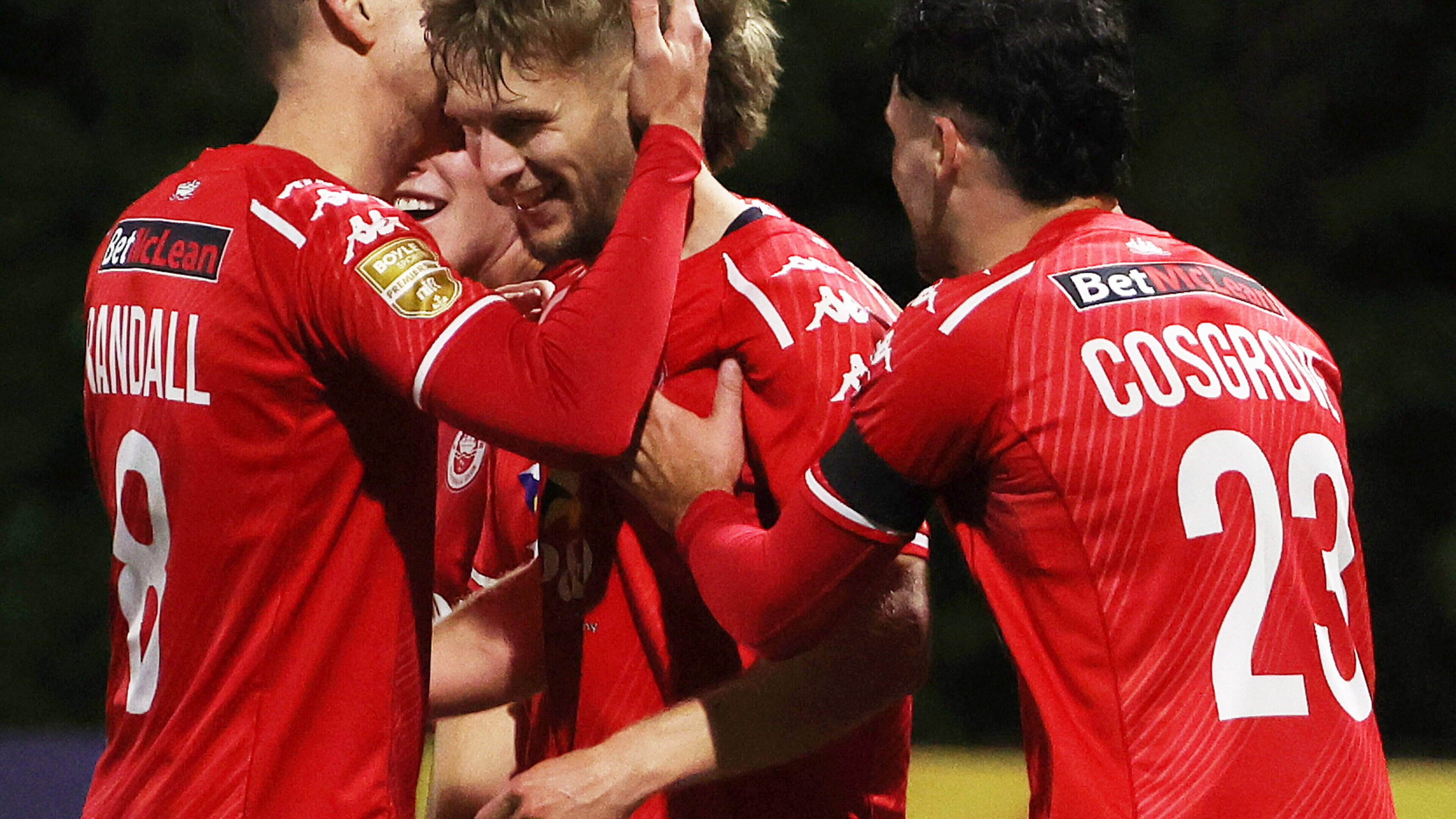 Dylan Sloan’s screamer the difference as champions Larne defeat brave Bangor