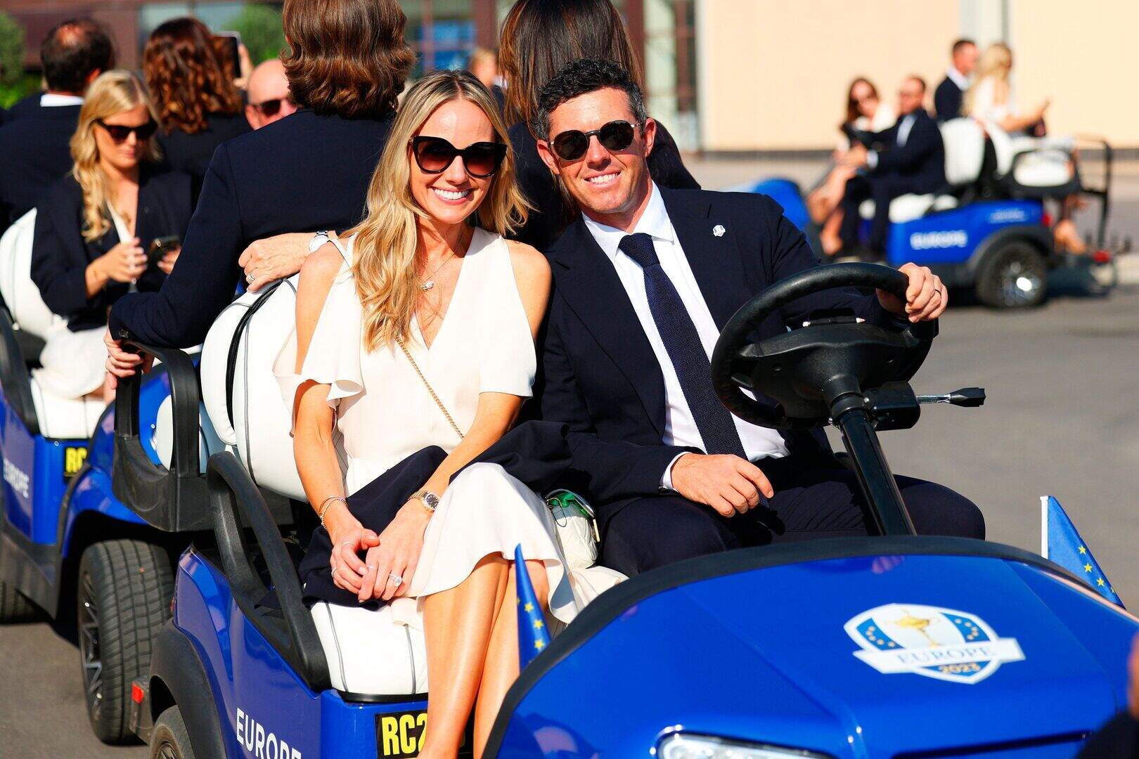 Rory and Erica McIlroy at the 2023 Ryder Cup in Rome | Belfast Telegraph