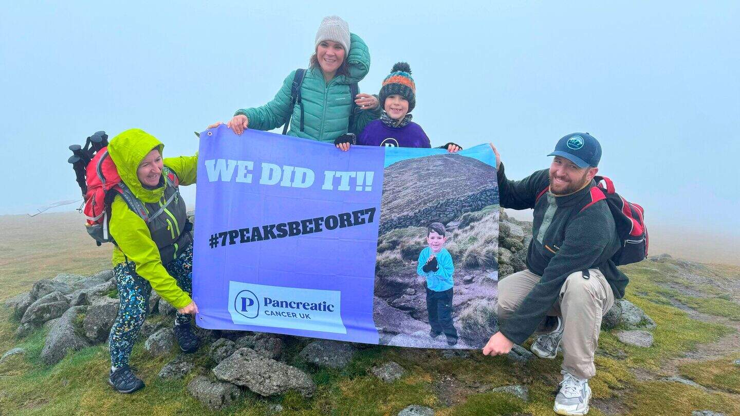 Co Down schoolboy climbs seven peaks before turning seven in Mournes ...