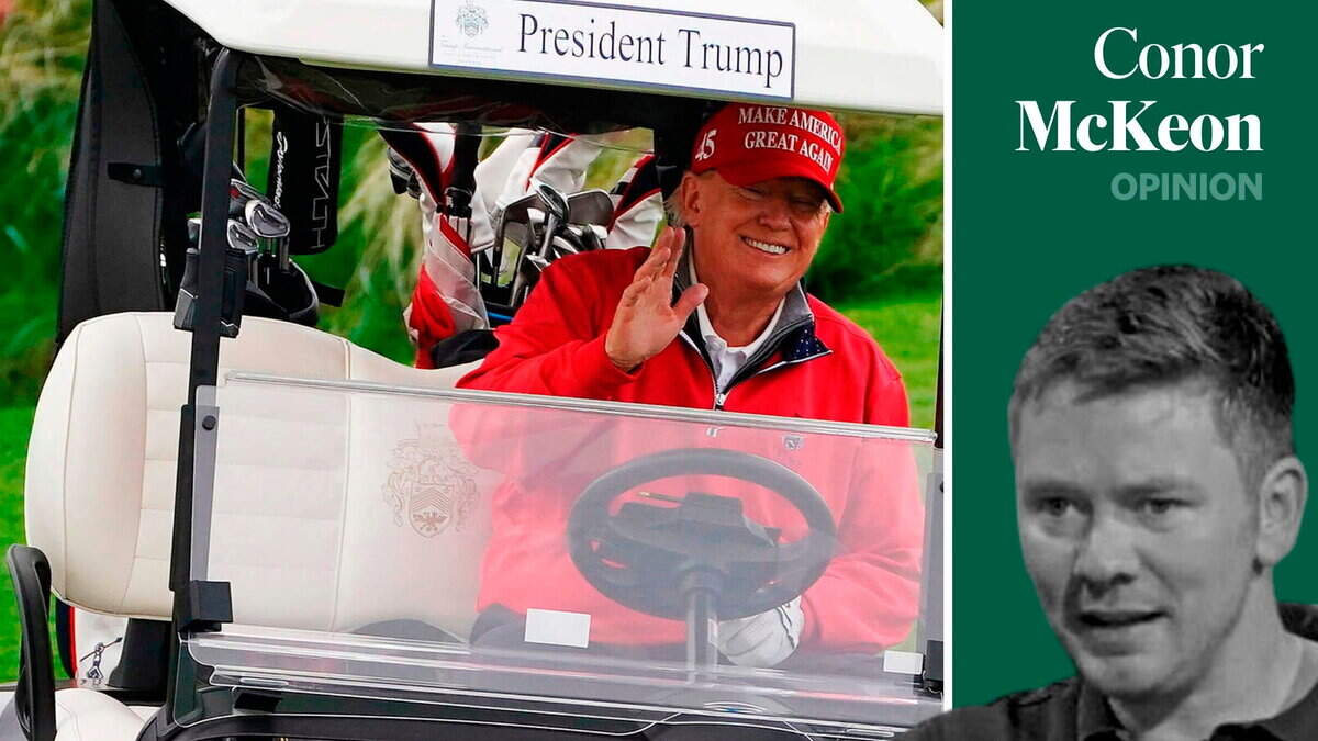 Quite how the arrival of Donald Trump will affect the Irish Open is anyone’s guess