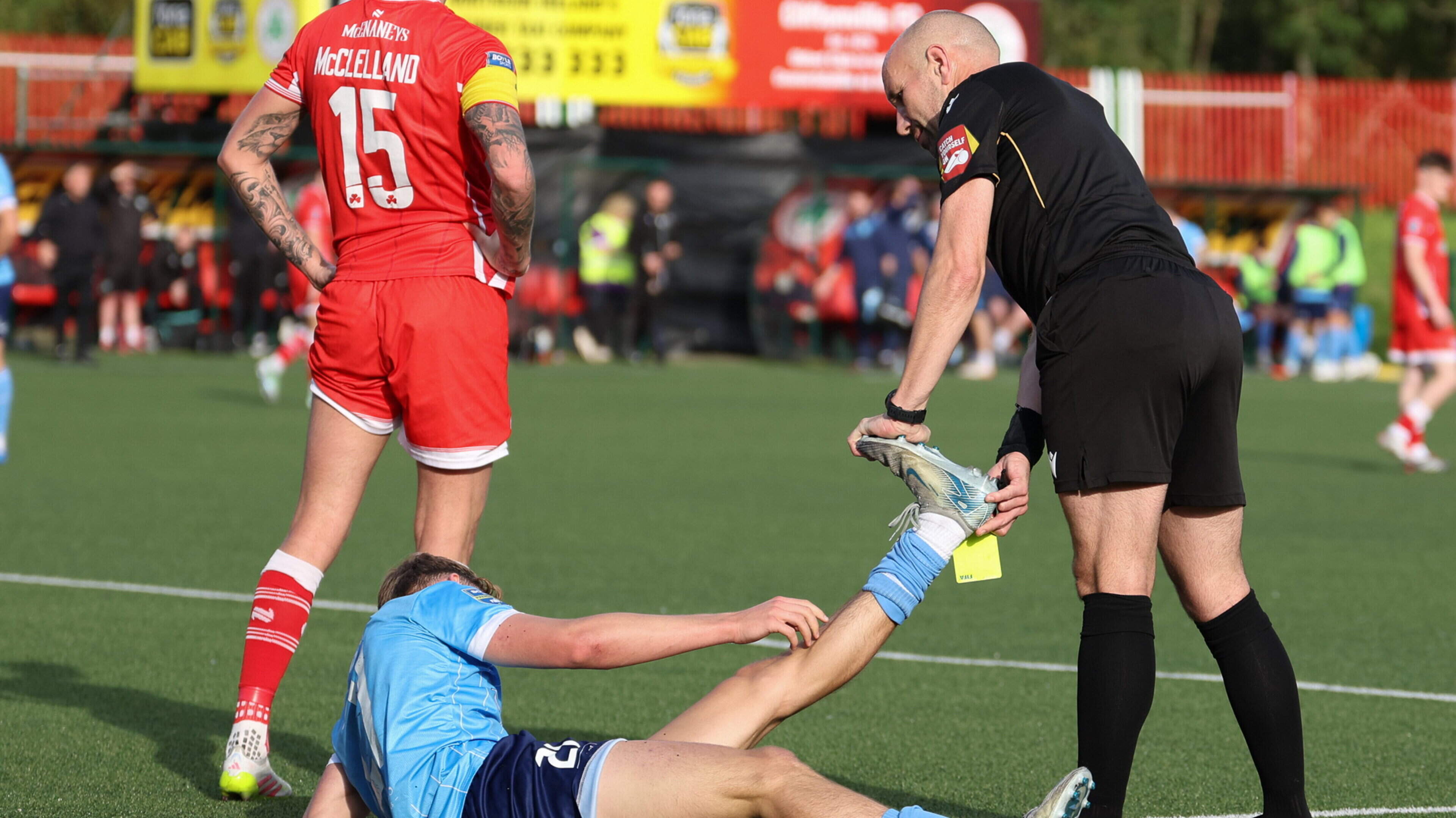 Rutkowski goal gives Ballymena win over 10-man Cliftonville