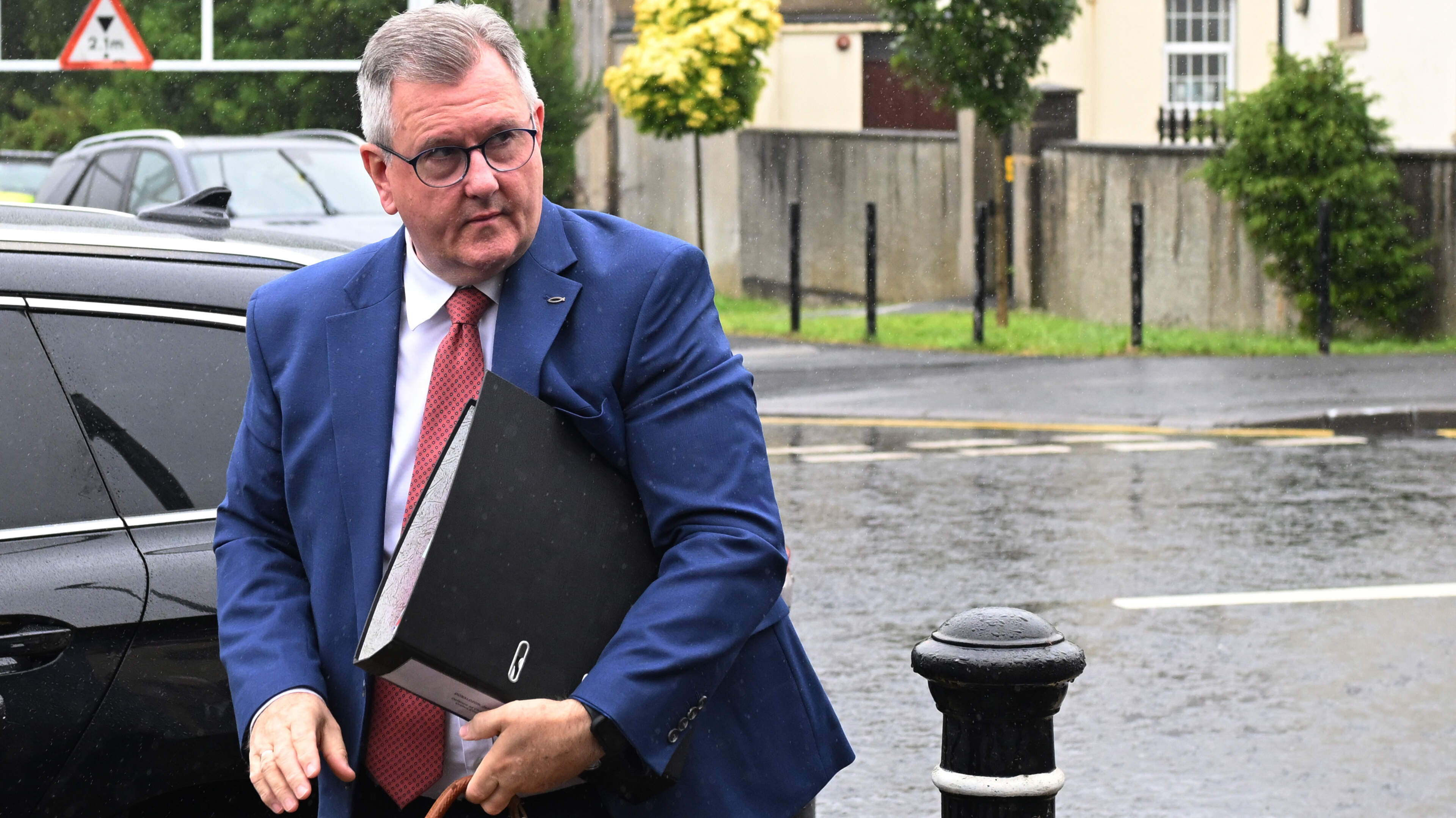 Jeffrey Donaldson admits cheating on wife with ‘divorcee’ as tells trial he ‘did not’ abuse two women