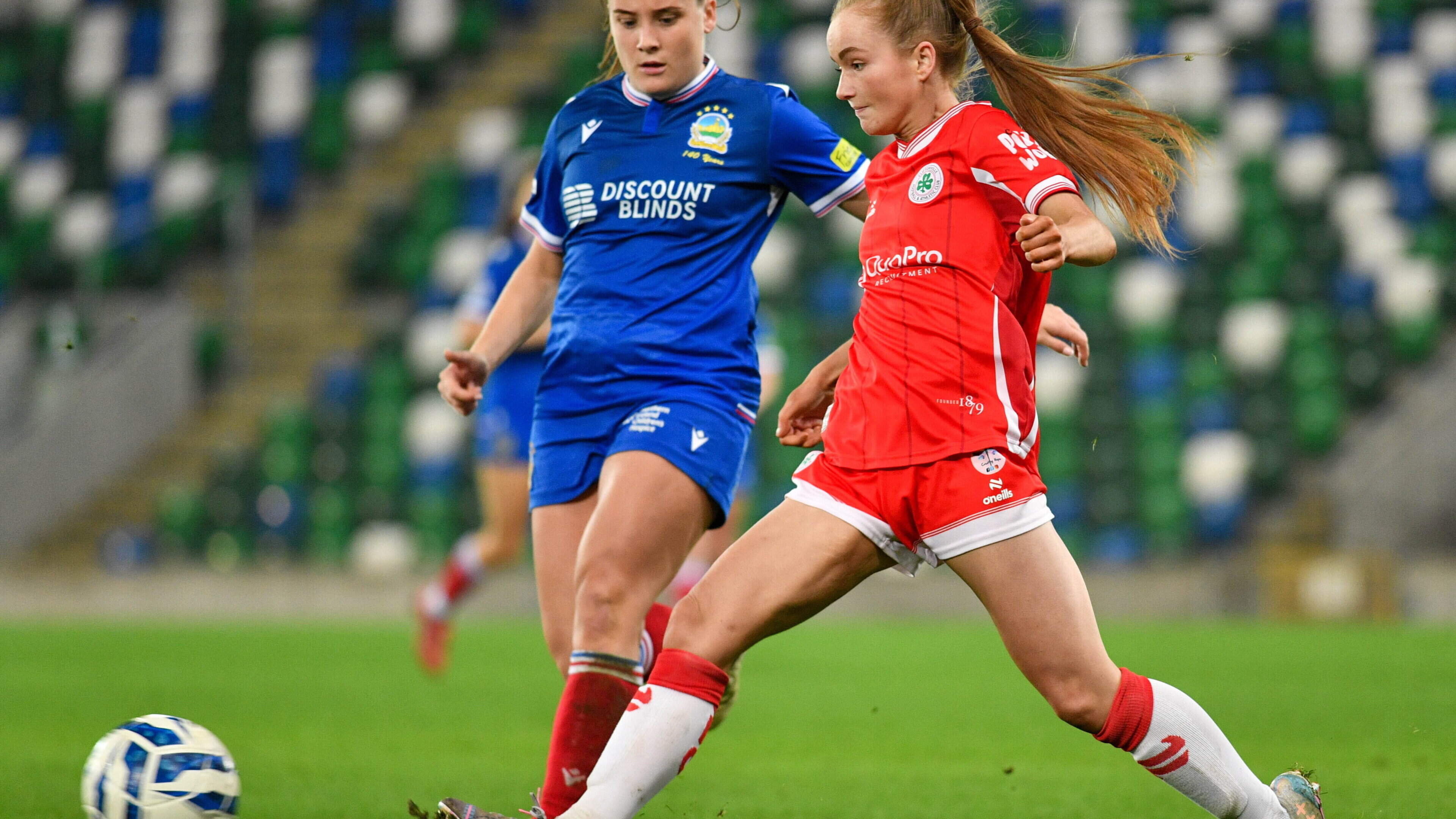 ‘I feel in a great place’: Northern Ireland star thrilled to be playing every week after moving home to Linfield