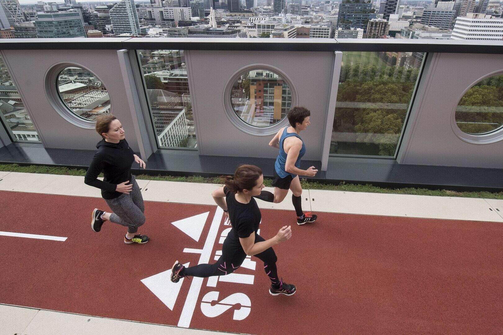 Are rooftop running tracks the future of London’s skyline? | Belfast ...