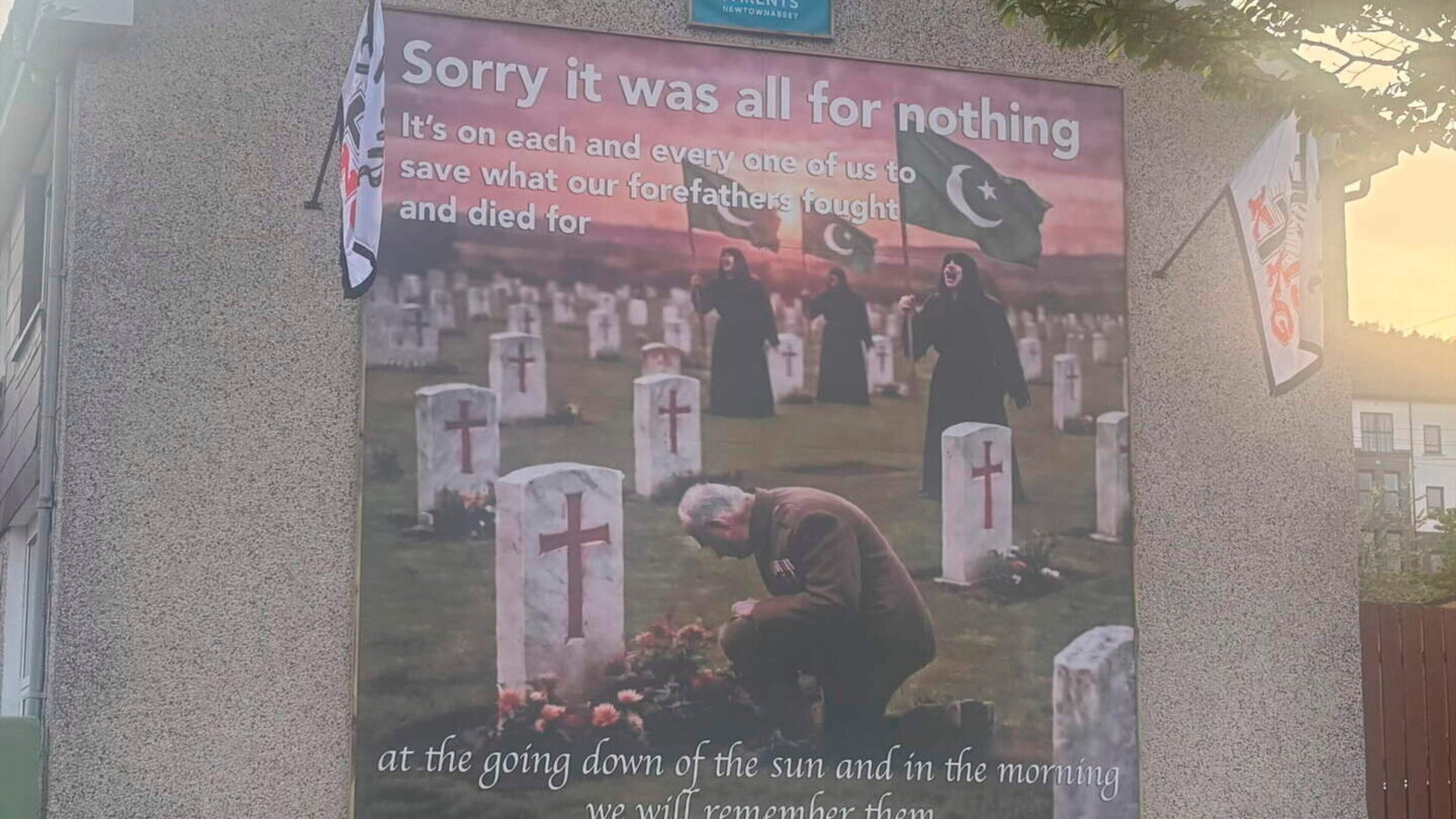 Council launches probe into ‘offensive’ anti-migrant mural