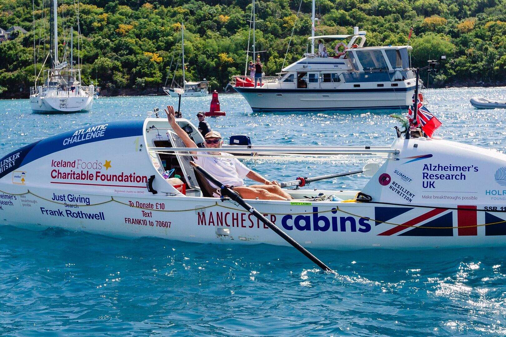 Grandfather, 70, raises over £600,000 with 3,000-mile Atlantic row ...