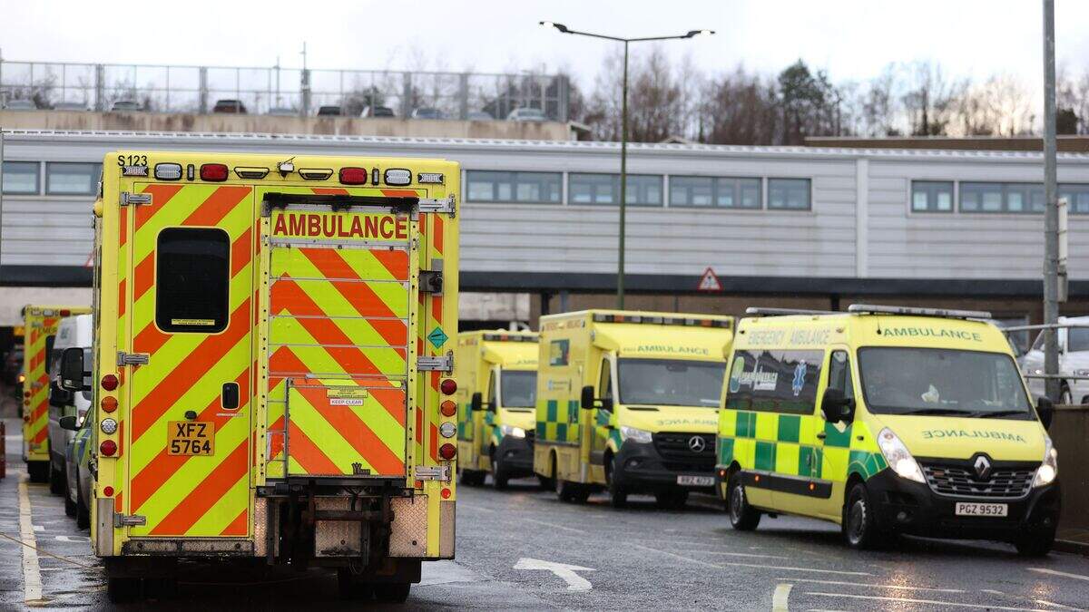 New ambulance handover policy has created ‘extremely dangerous’ overcrowding in NI’s emergency departments with patients ‘at risk’