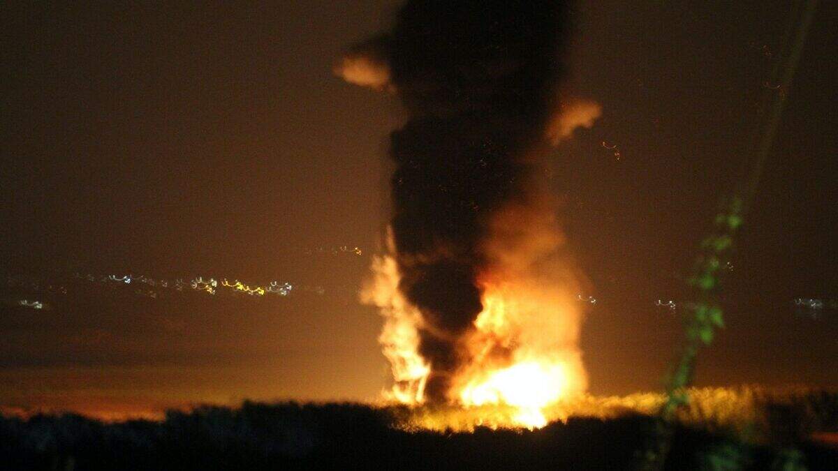 Freight train which caught fire had 25 wagons holding diesel or gas oil ...