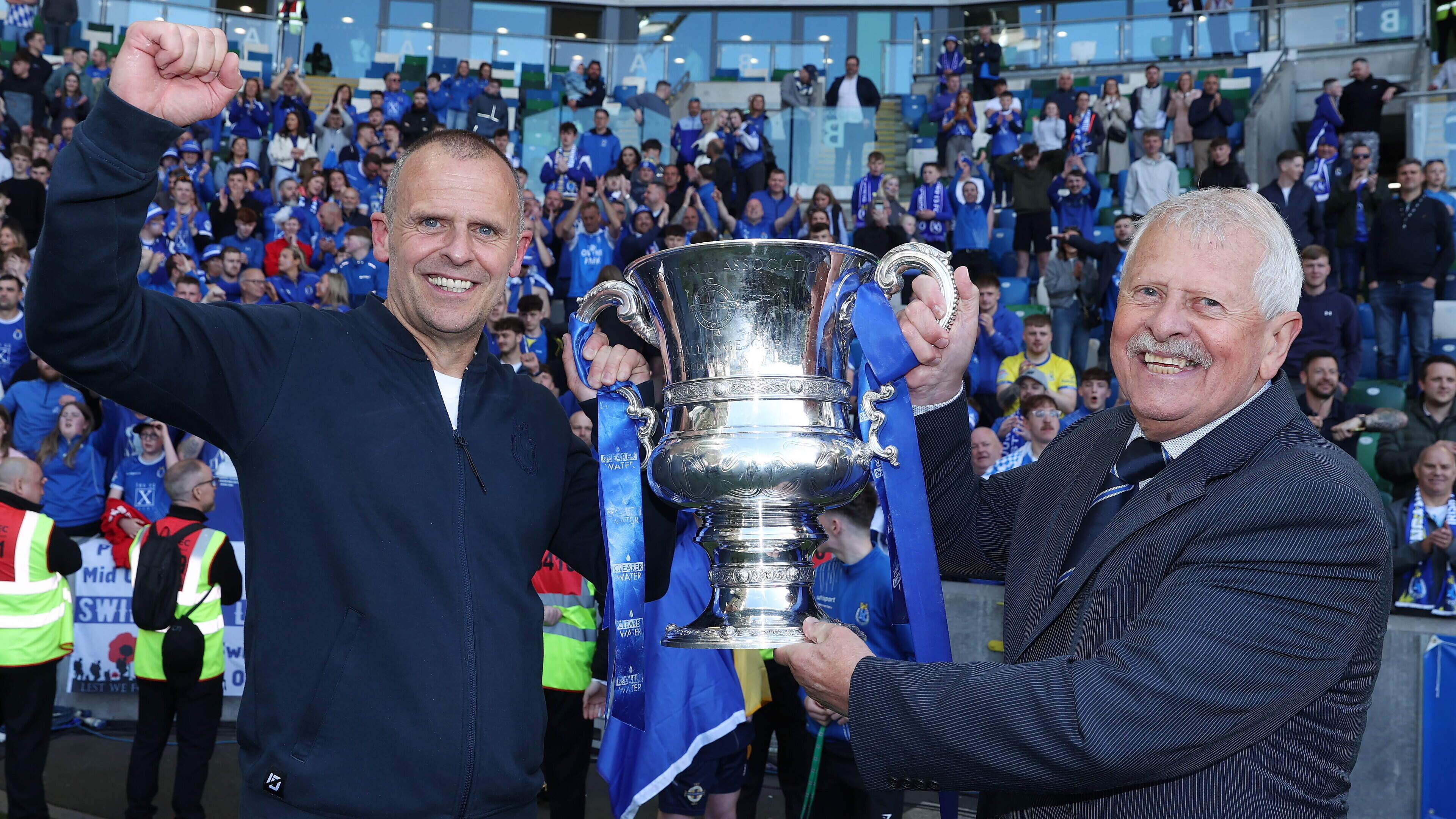 ‘Can I believe we’re back? Not really’: Rodney McAree on lessons Dungannon will use in bid to retain Irish Cup