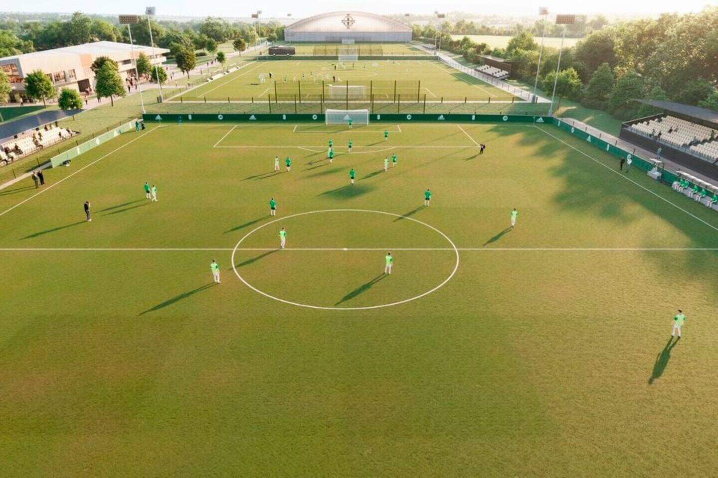 National Training Centre: Northern Ireland icon and Irish FA Technical ...