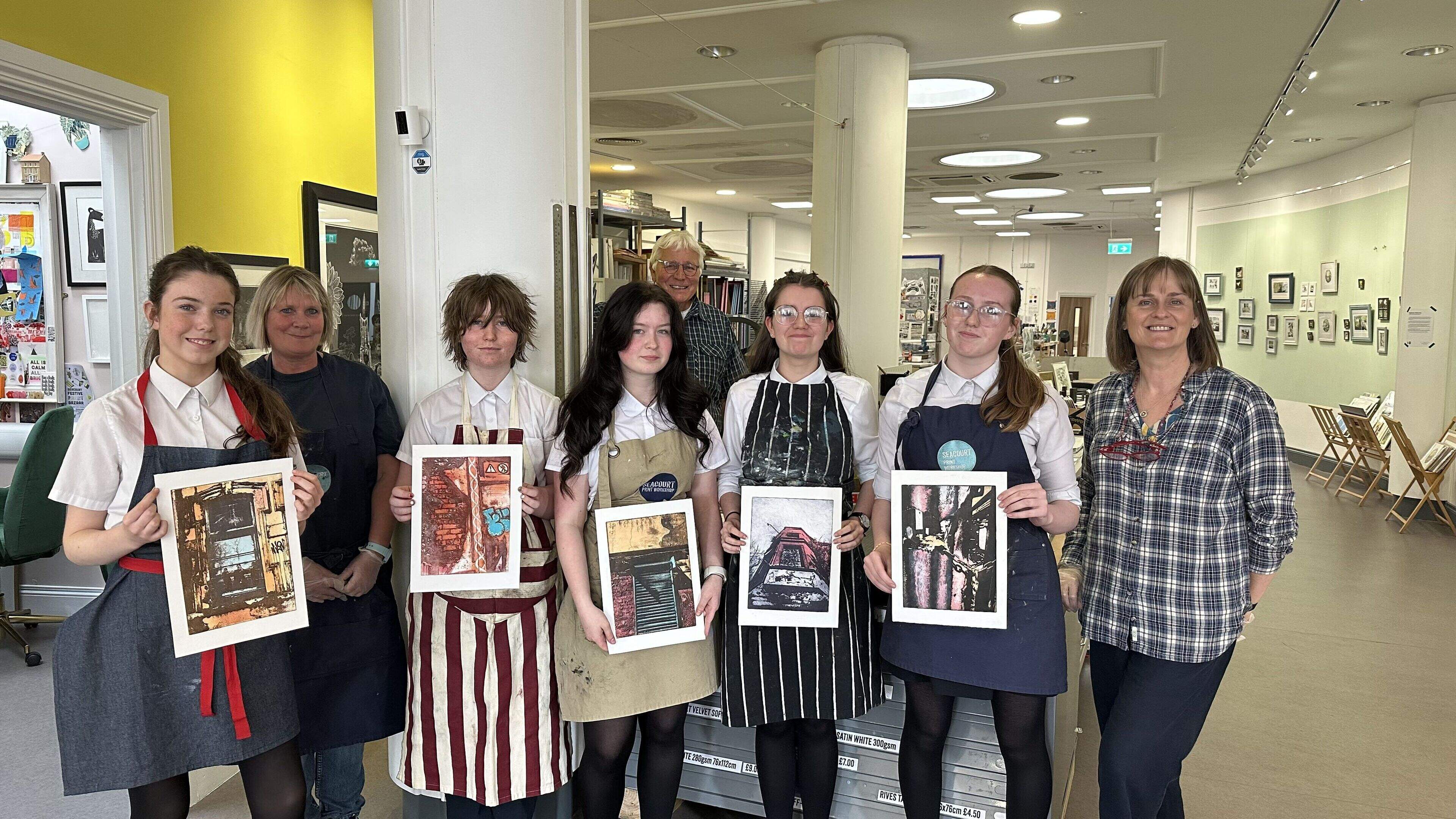 Creative pupils help reimagine city centre in major Bangor Marine art project