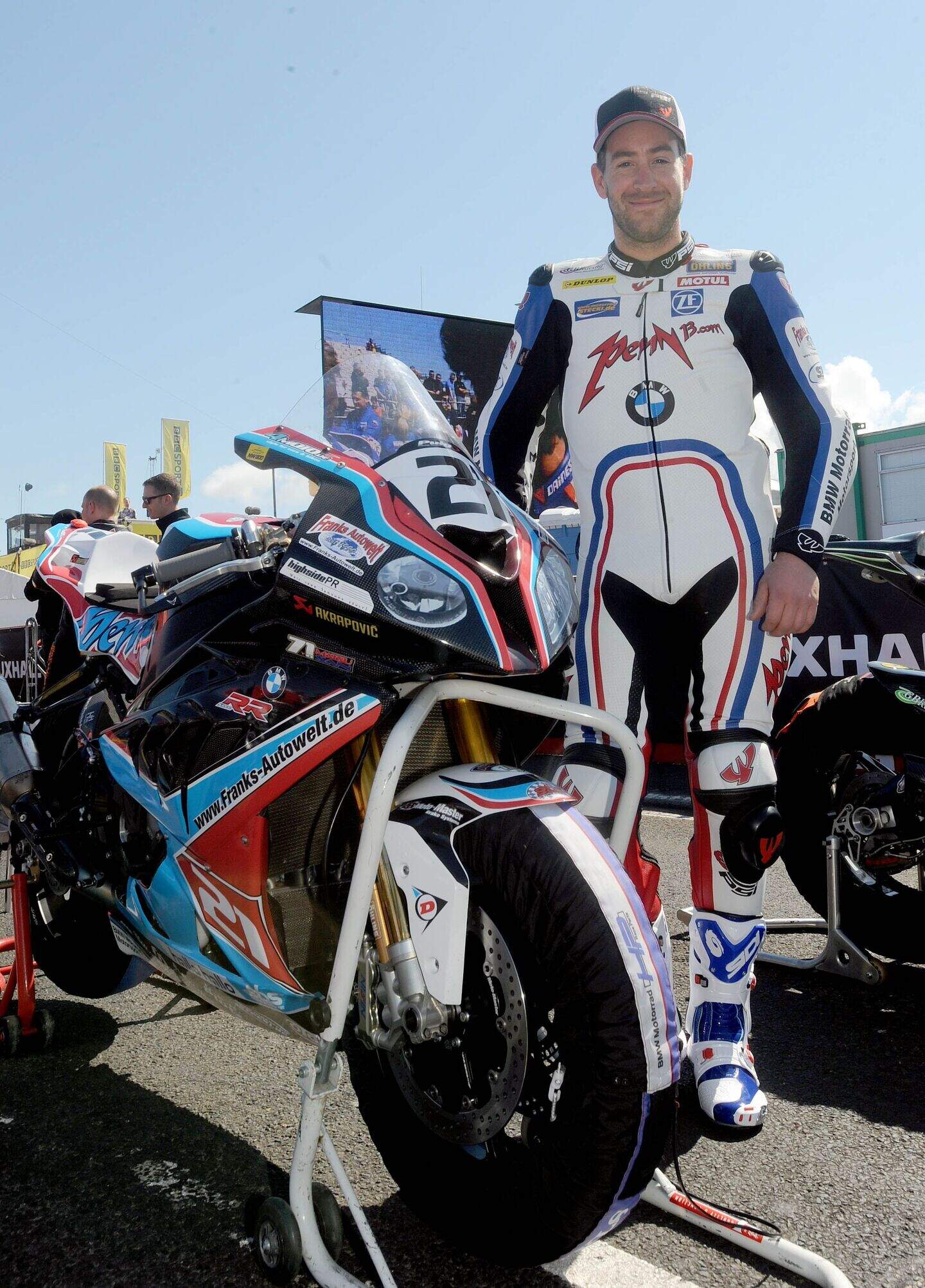 One of the last pictures of tragic road racing star Simon Andrews ...