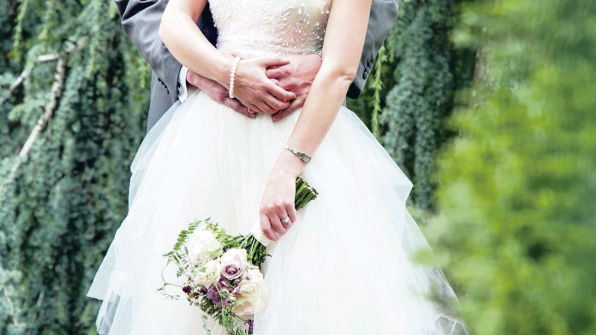 Just Married: Couple tie the knot 10 years after first meeting ...