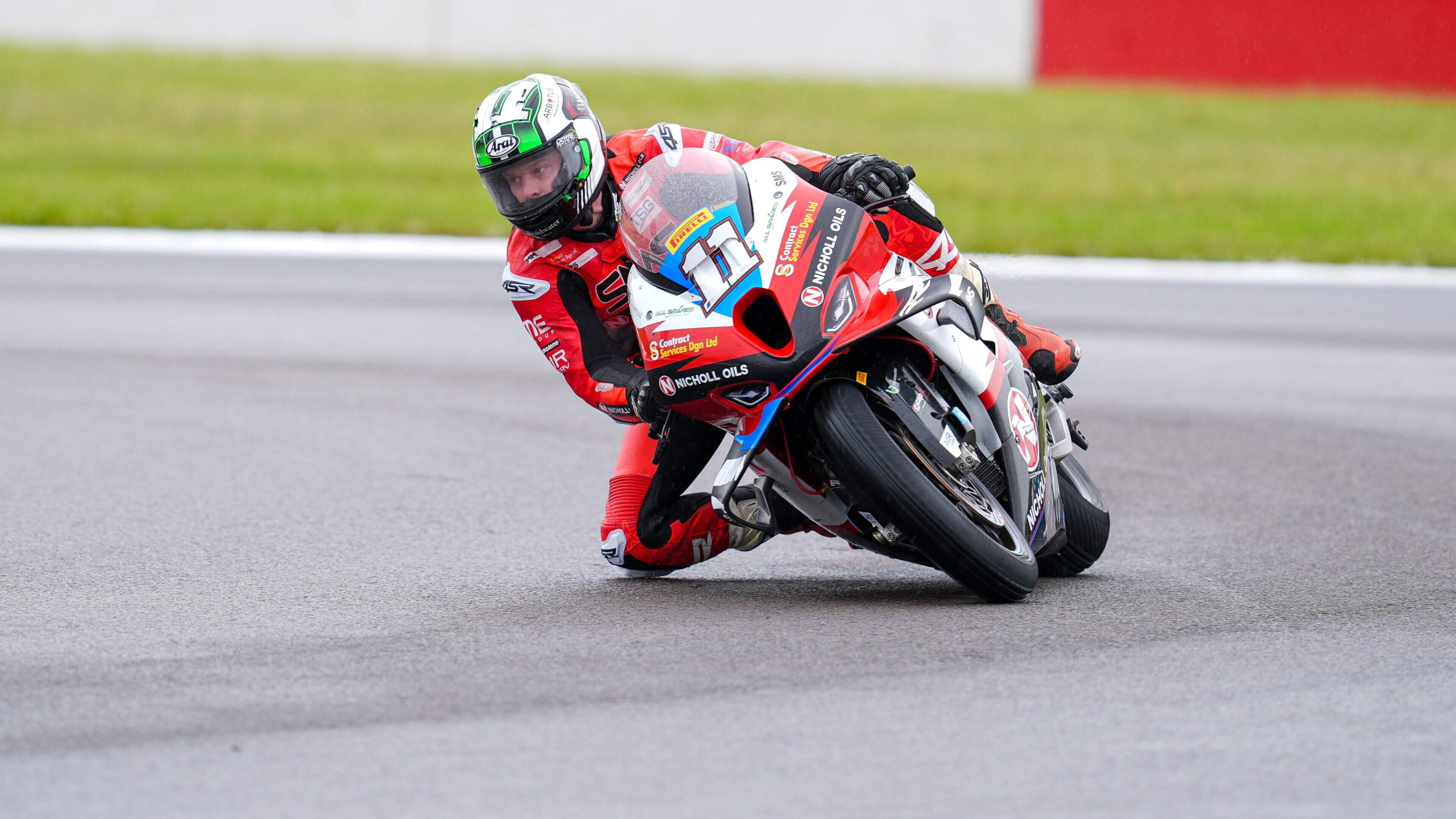 ‘It was a really difficult race’: David Allingham keeps cool in damp Donington Park thriller to make it two wins from two