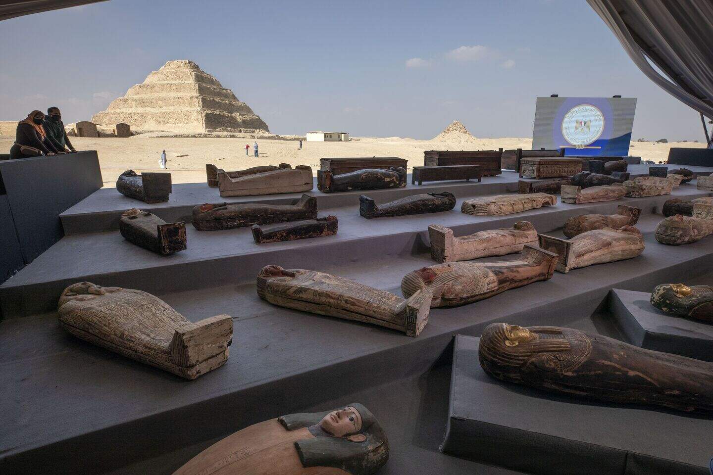 Egypt unveils ancient coffins and mummies found in huge necropolis ...