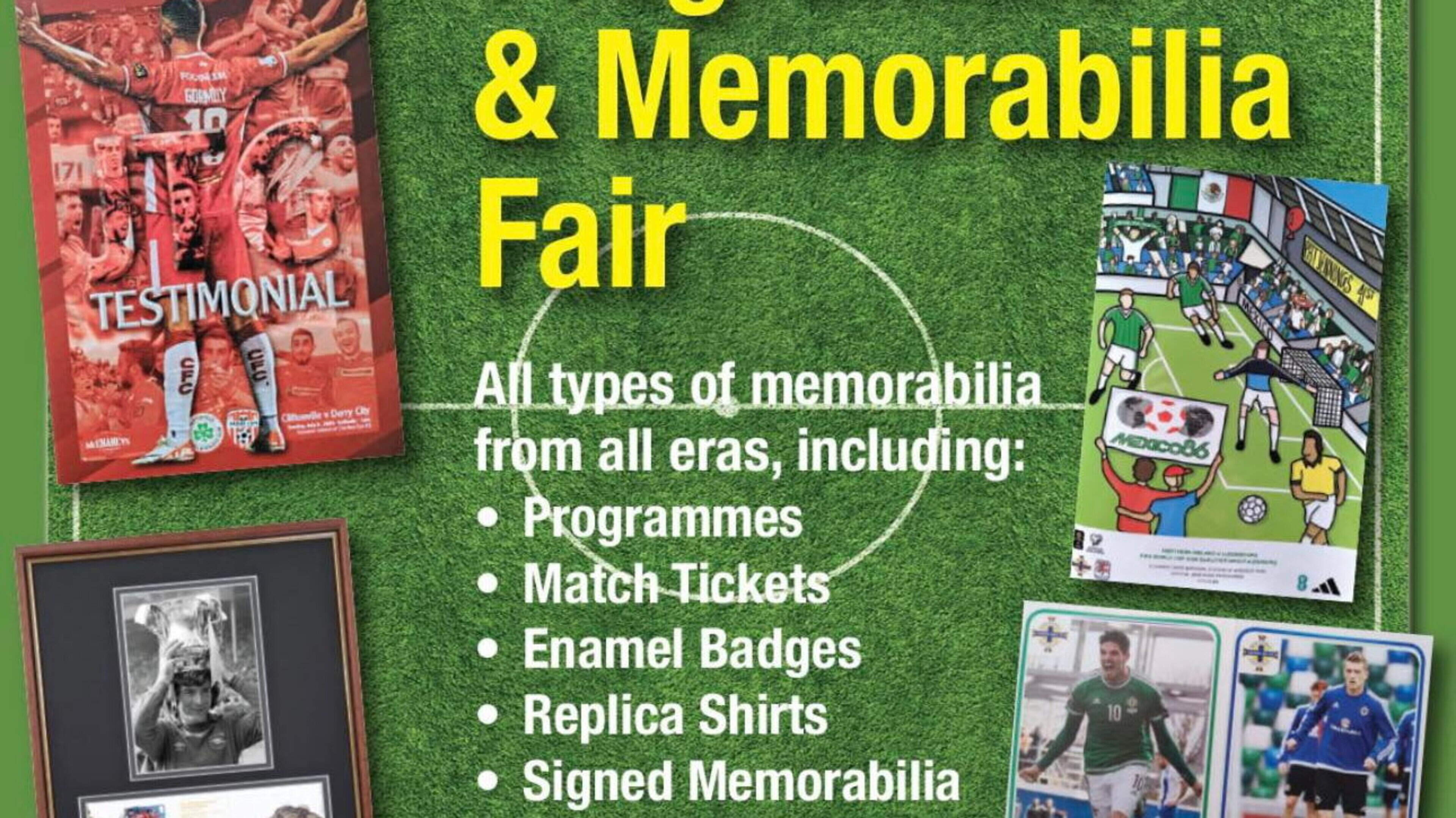 Vintage gems and rare shirts on offer as Northern Ireland Programme Fair returns for collectors