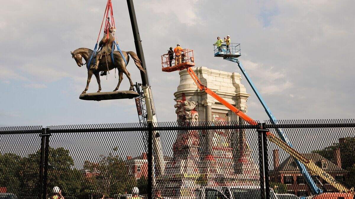 New time capsule placed in pedestal of former Confederate monument ...