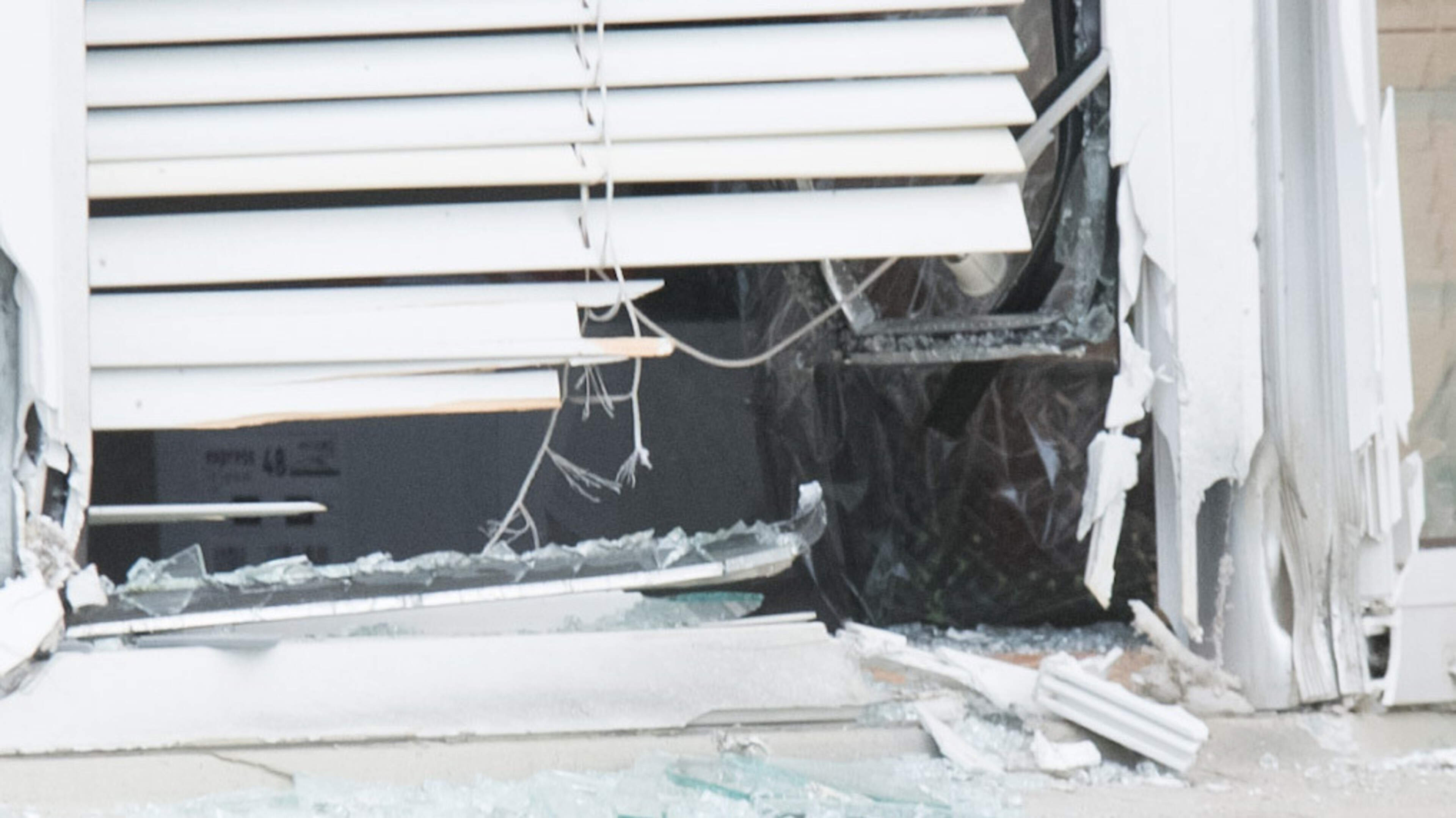 ‘Extensive damage’ as pipe bomb explodes outside living room window