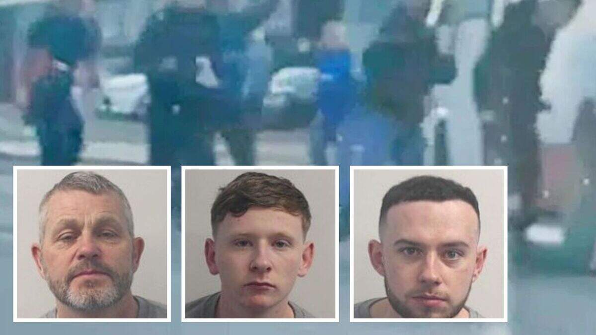 Three men jailed for sectarian assault that left Celtic fan with brain bleed after Old Firm clash