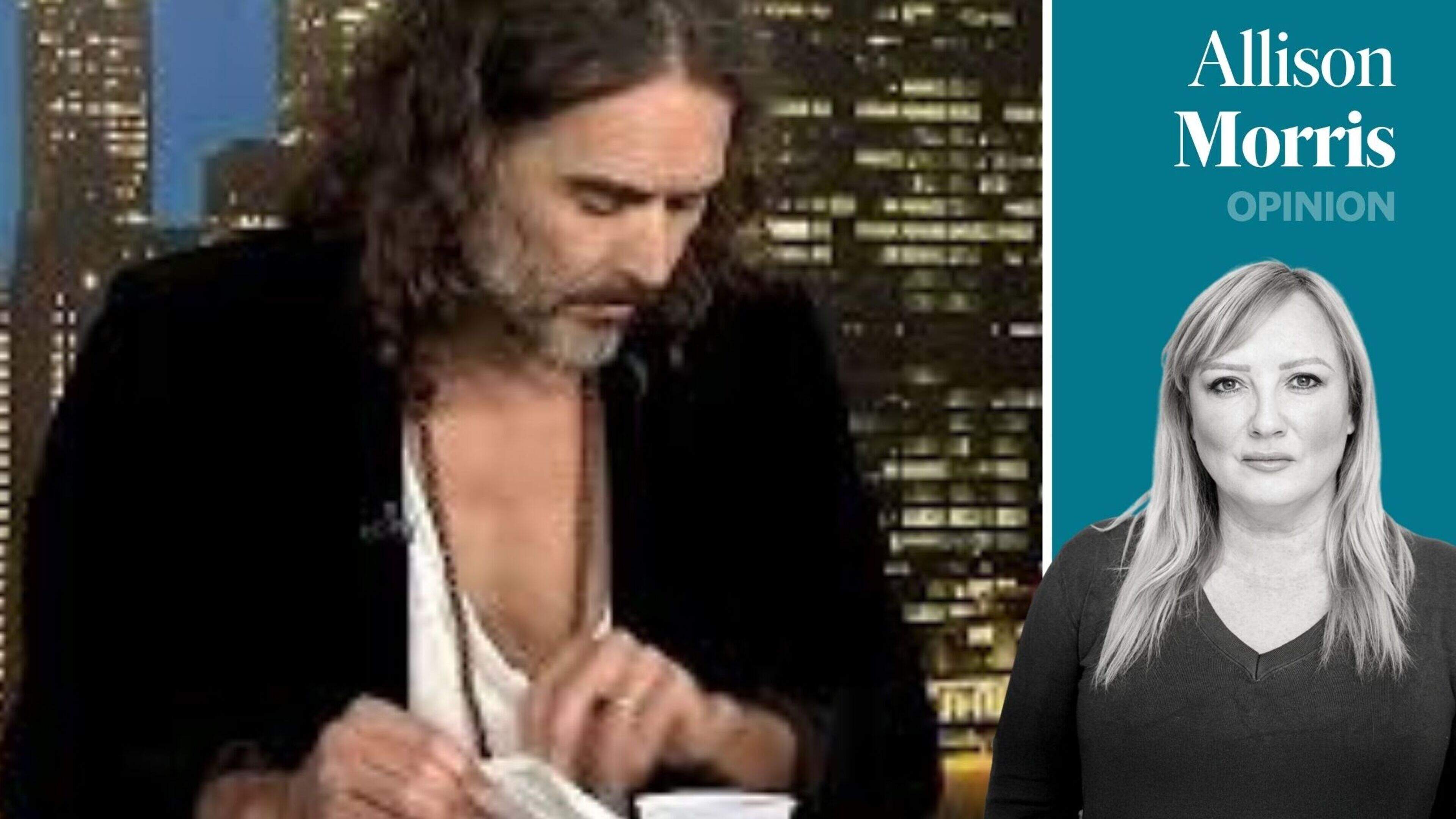 Loathsome Russell Brand’s gospel of grift torn asunder by Piers Morgan letting silence speak volumes