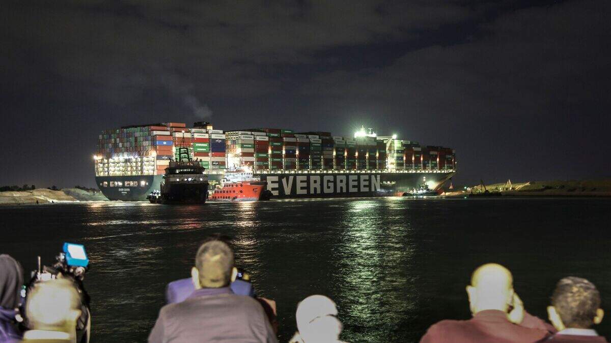 Two attempts to free Ever Given cargo ship in Suez Canal fail | Belfast ...