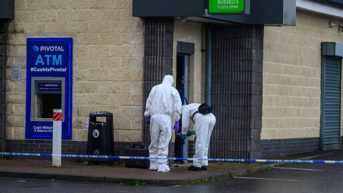 ATM stolen in ‘shocking’ and ‘reckless’ raid at a shop in Co Antrim ...