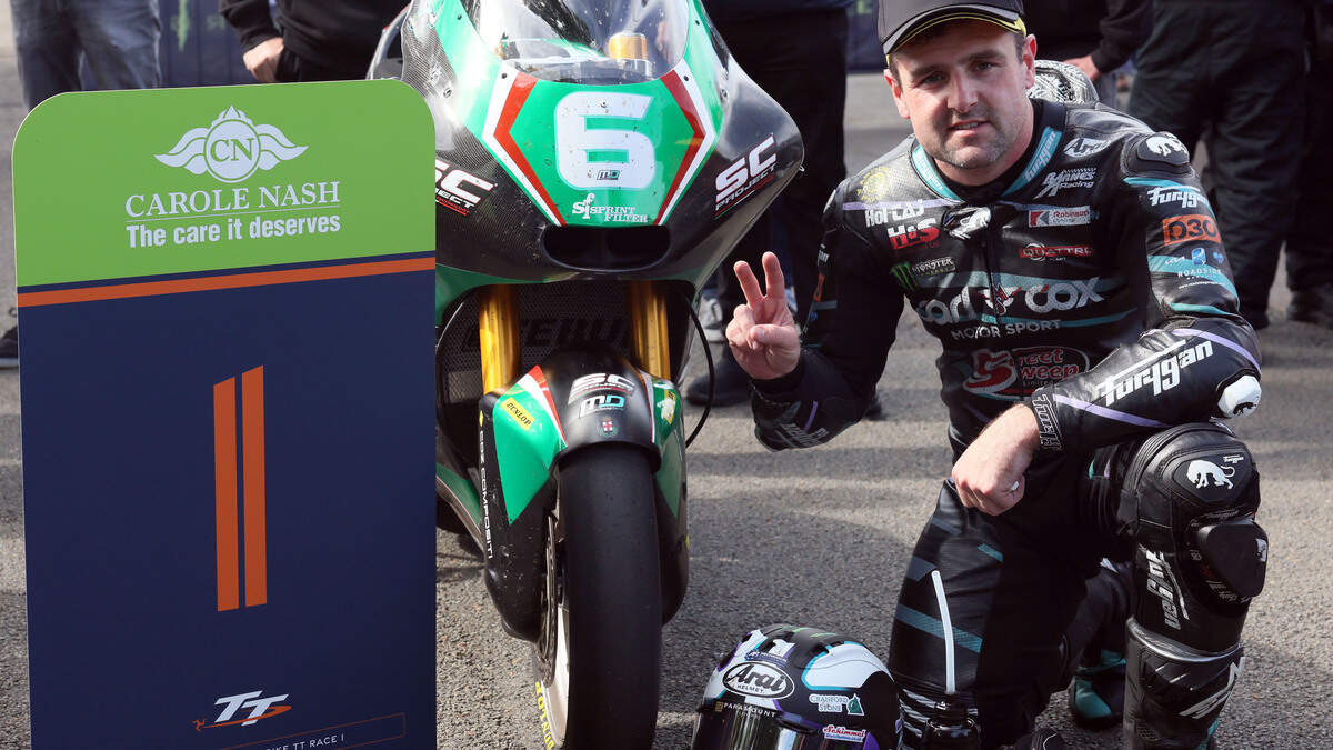 Ballymoney ace Michael Dunlop clinches Sportbike success to take Isle of Man TT tally to 36