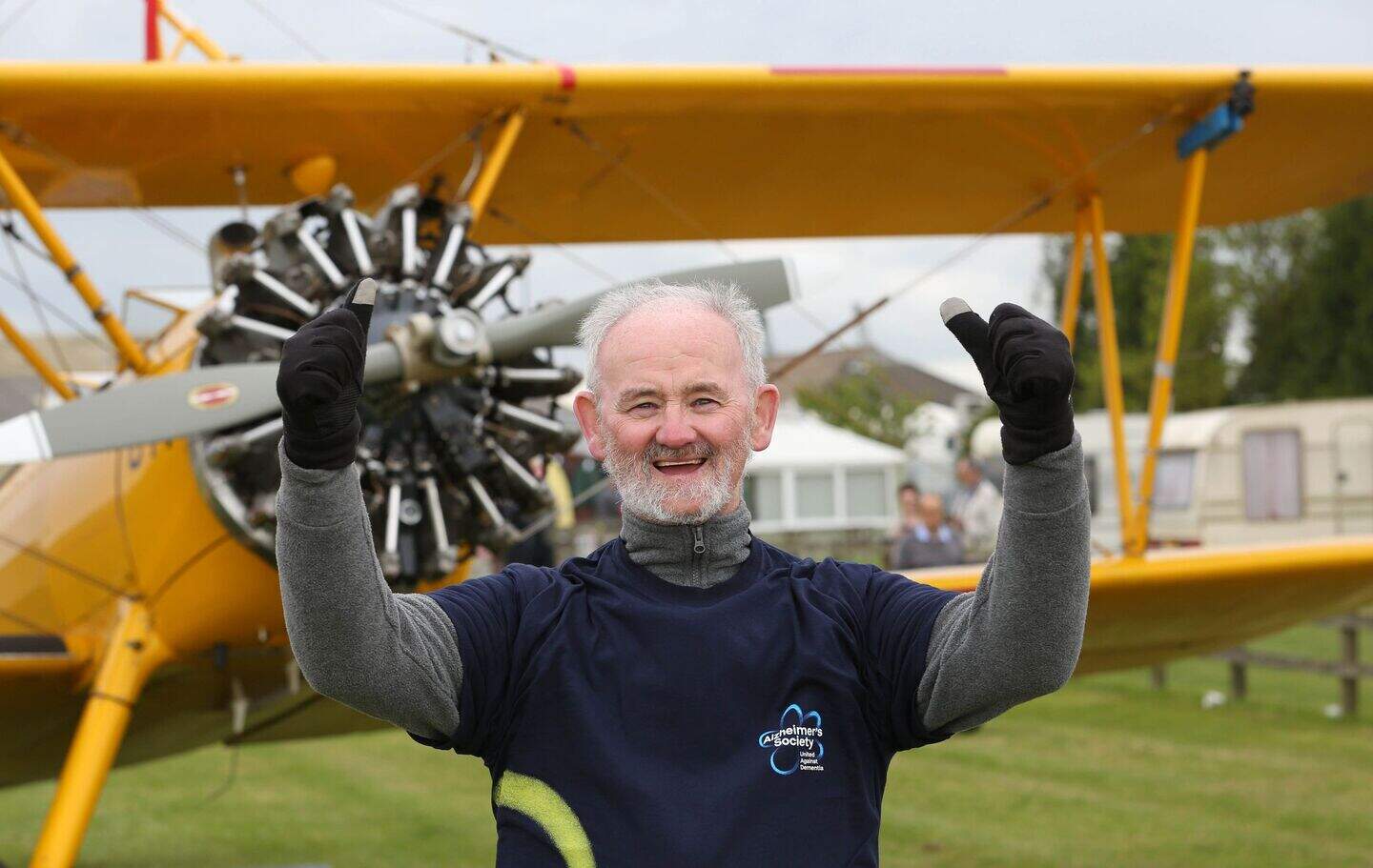 RAF veteran with dementia marks 70th birthday with wing-walk | Belfast ...