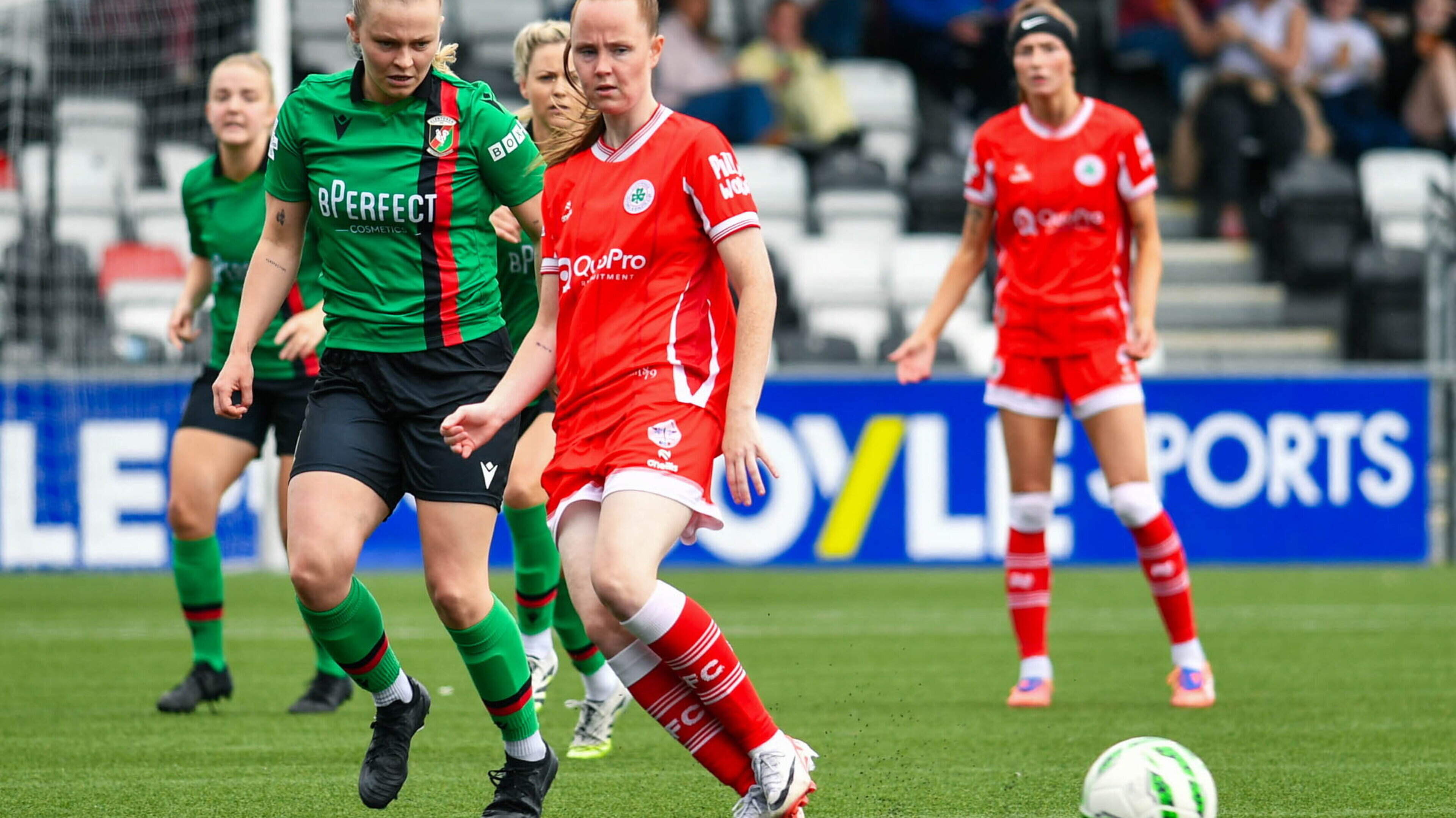 Updates from Women’s Challenge Cup Final as Cliftonville take on Glentoran at Windsor Park