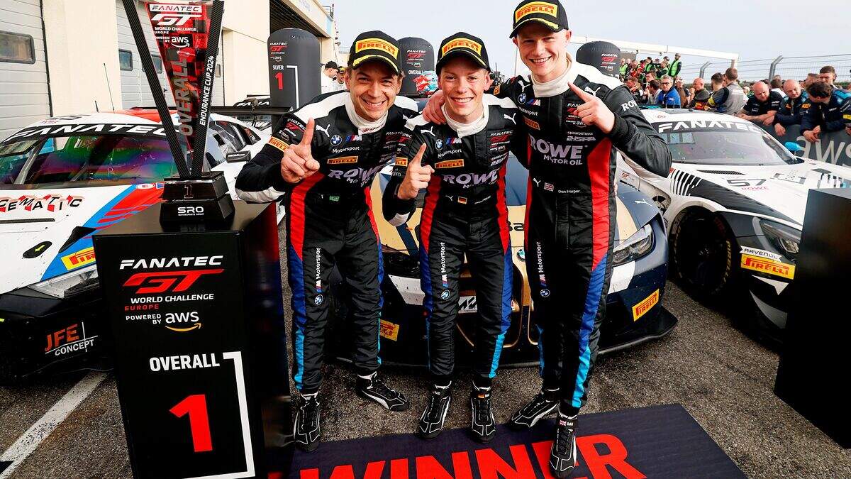 Motorsport: Dan Harper wraps up historic first-ever win in Fanatec GT ...