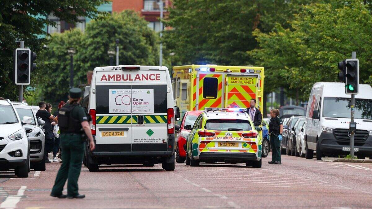 Ormeau Avenue: One person taken to hospital following serious crash in ...