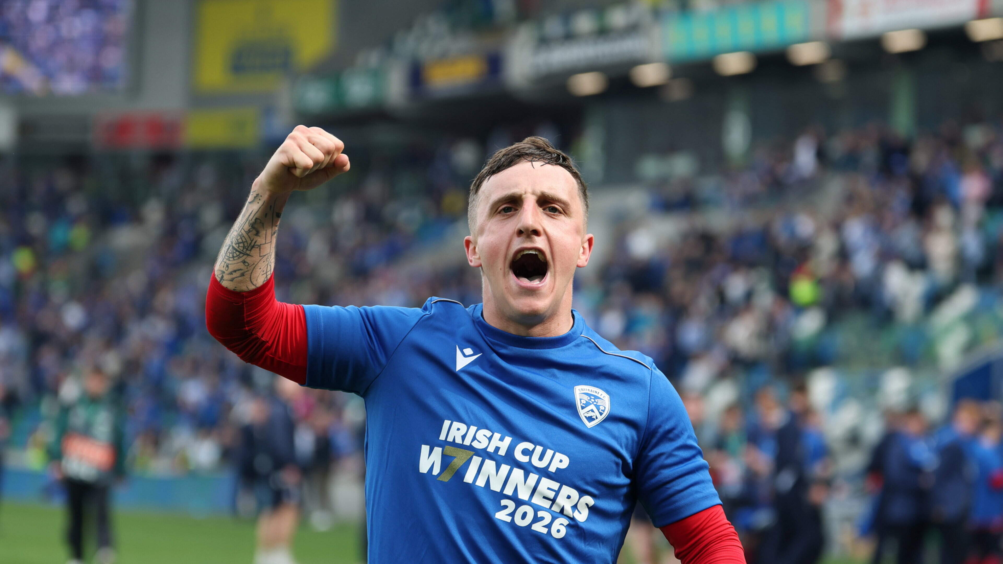 Coleraine’s Player of the Season and Irish Cup Final hero to fly to London for double knee surgery