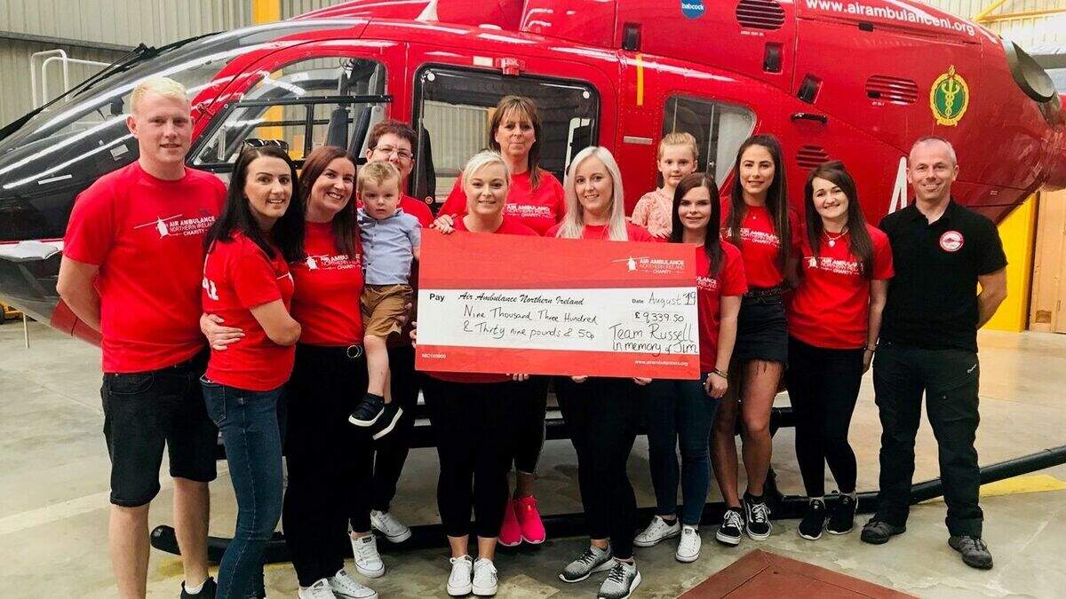 Co Armagh family raise nearly £10k for air ambulance in memory of dad ...