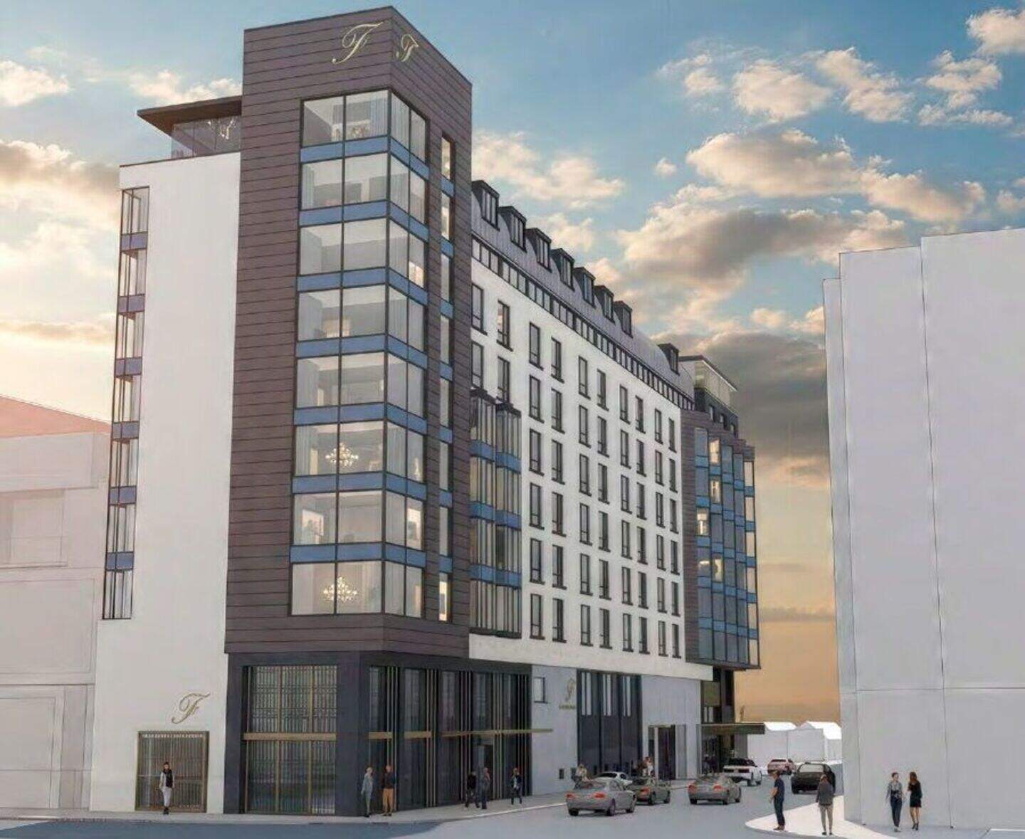 Fitzwilliam Hotel in Belfast building planning swimming pool and spa in ...