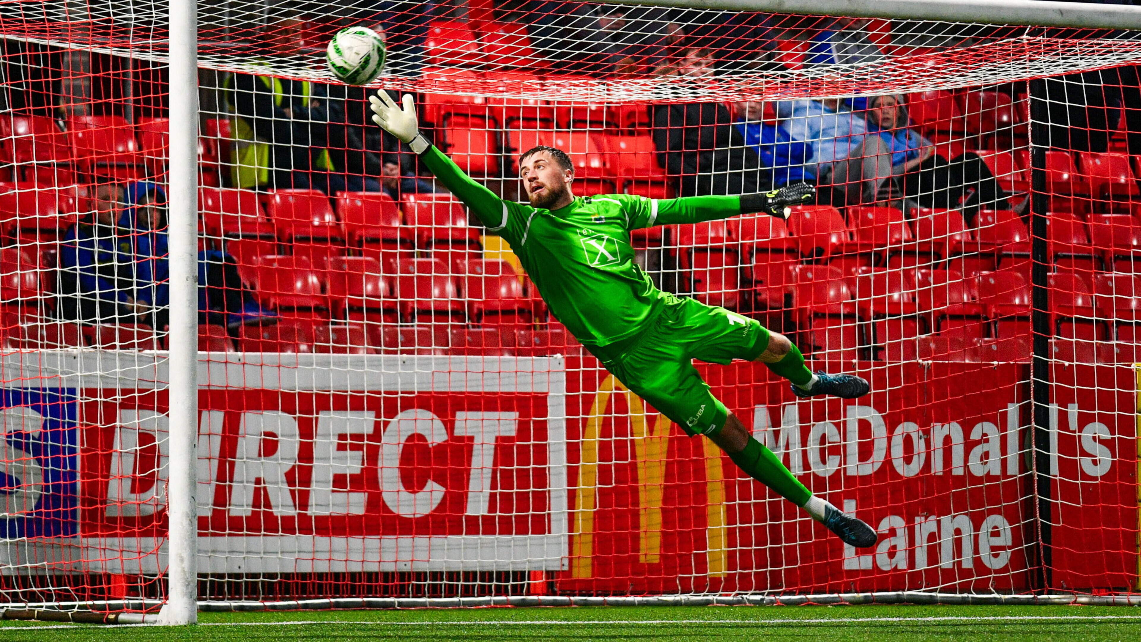 ‘There will be respect, but no fear’: Dungannon goalkeeper on facing down free-scoring Coleraine