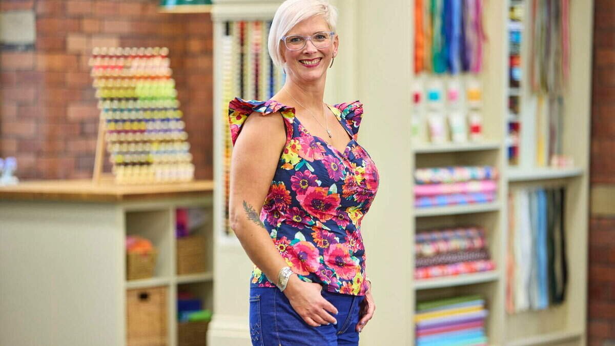‘He can go whistle’: Carrick Sewing Bee hopeful aims jibe at one of judges... and then sails through to the semi-finals