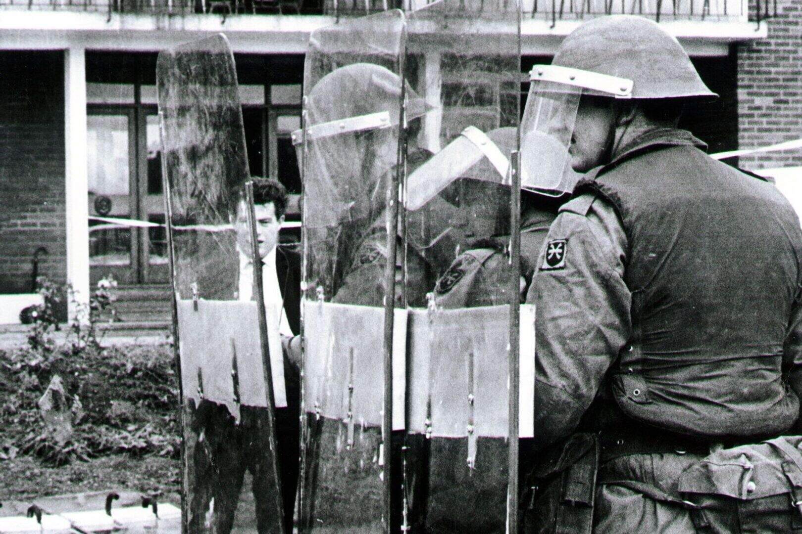 Army officer behind 1970s redesign of riot shield while stationed in ...