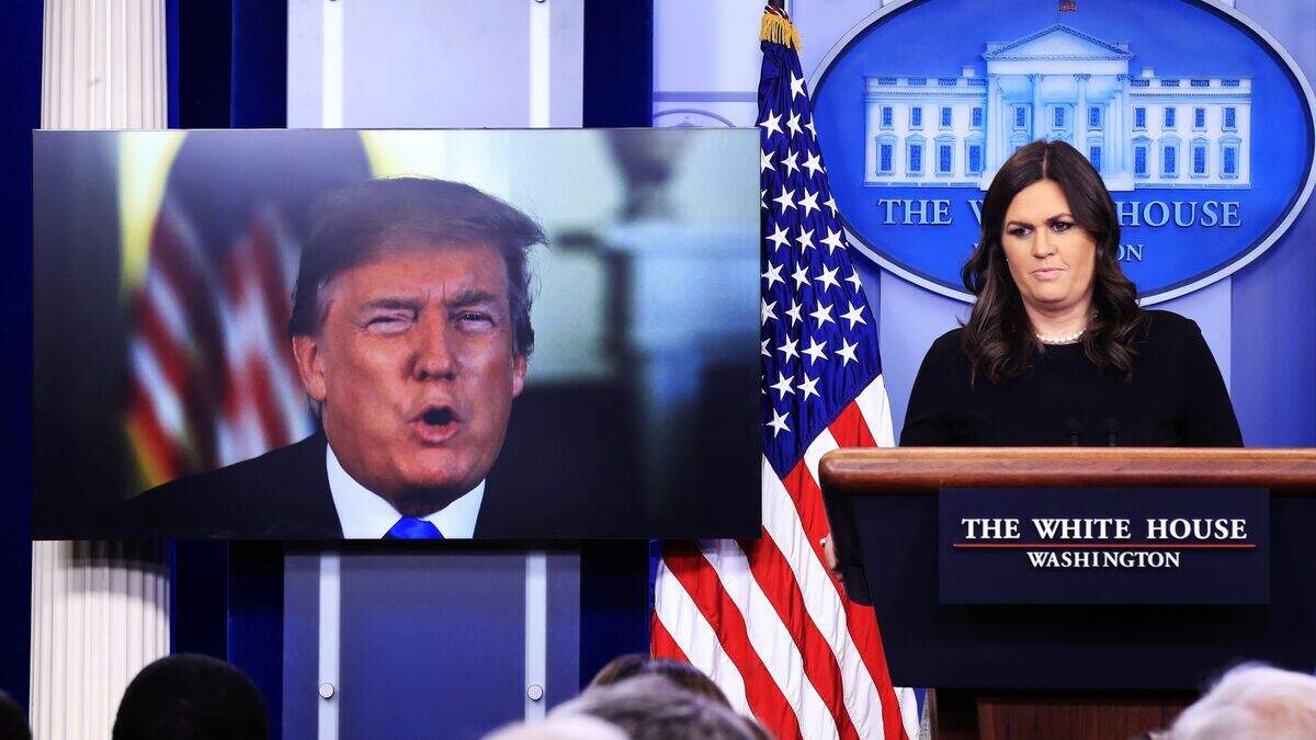 Donald Trump’s press conference video has become an accidental internet ...