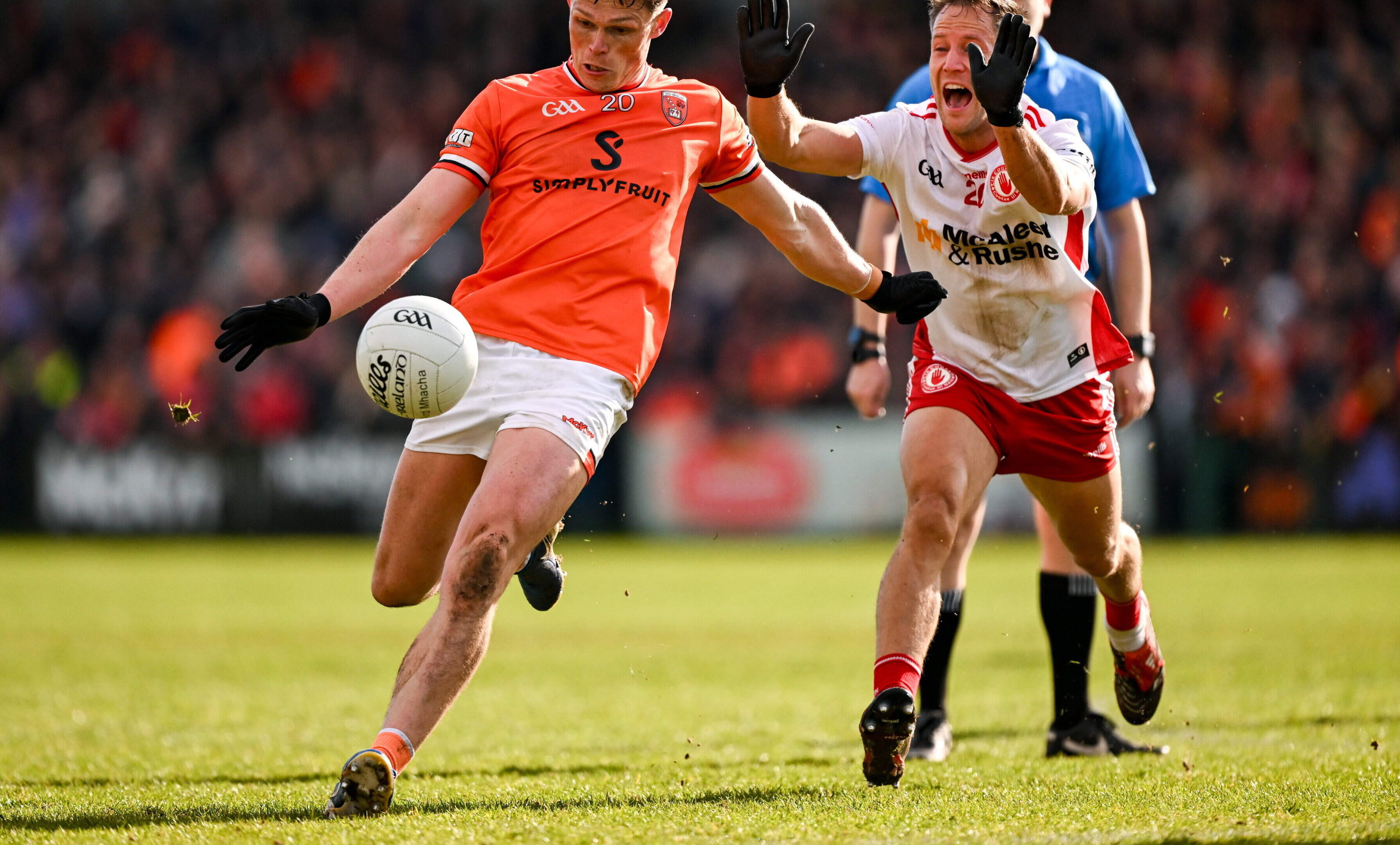 Ulster Championship opener delivers last-gasp drama as Armagh edge Tyrone by a point in extra-time thriller