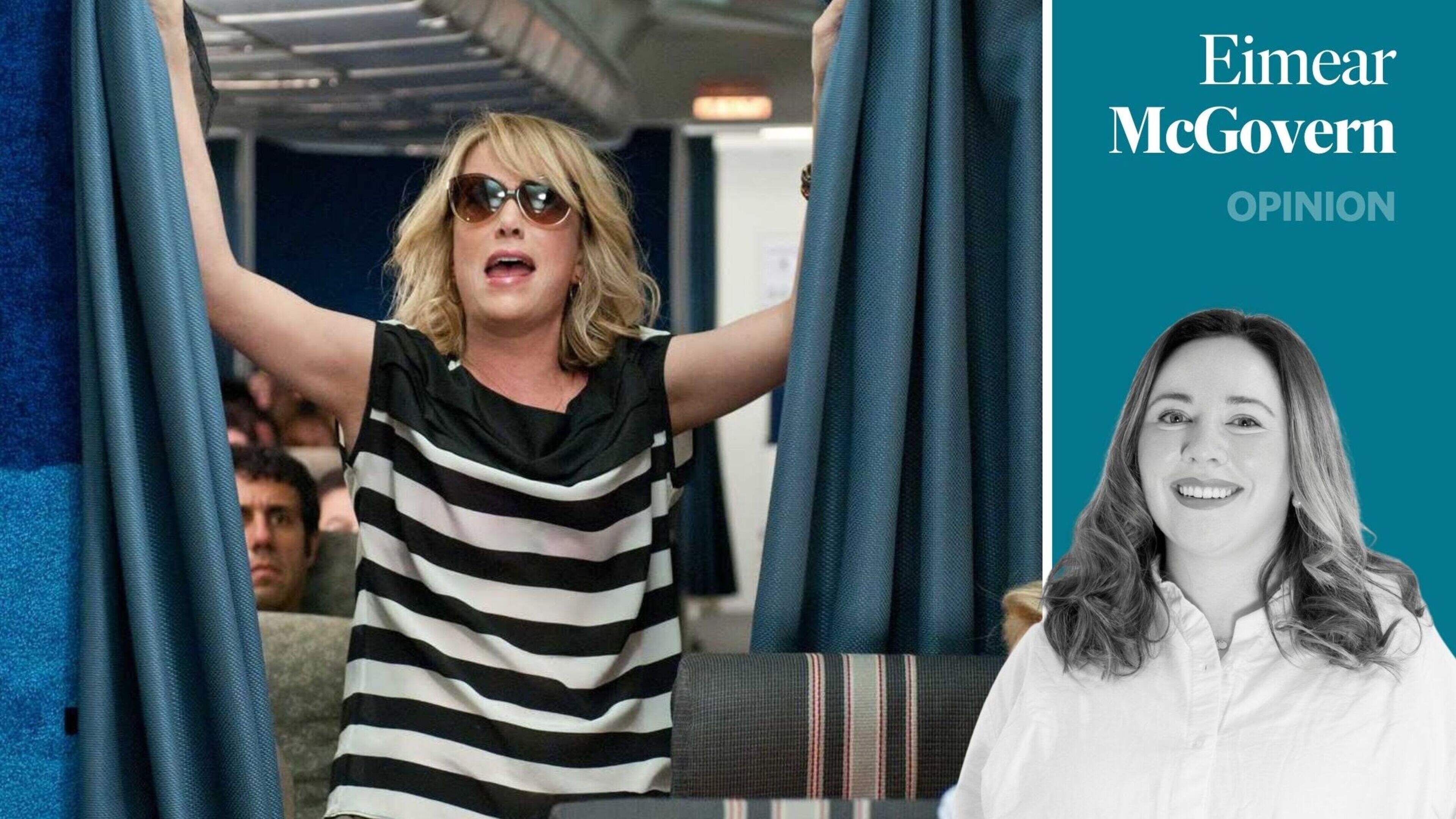 I longed for peace and quiet on my flight, but a stag party had other ideas... it changed my mind about booze in airports